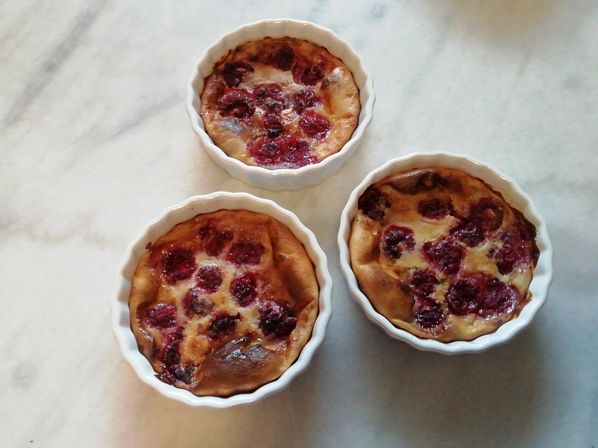Clafoutis aux Framboises individuels - Recette Companion Connect XL | Moulinex
