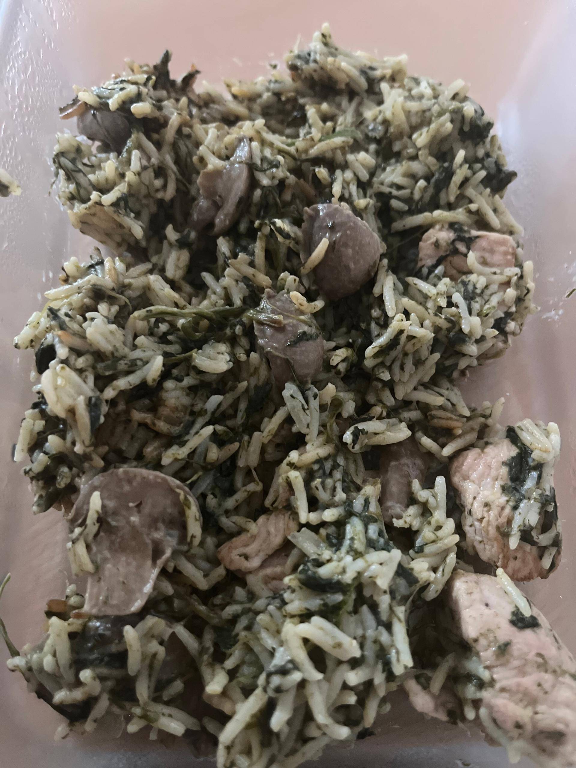 Dinde aux champignons, épinards et riz - Recepten Cookeo V3 | Moulinex