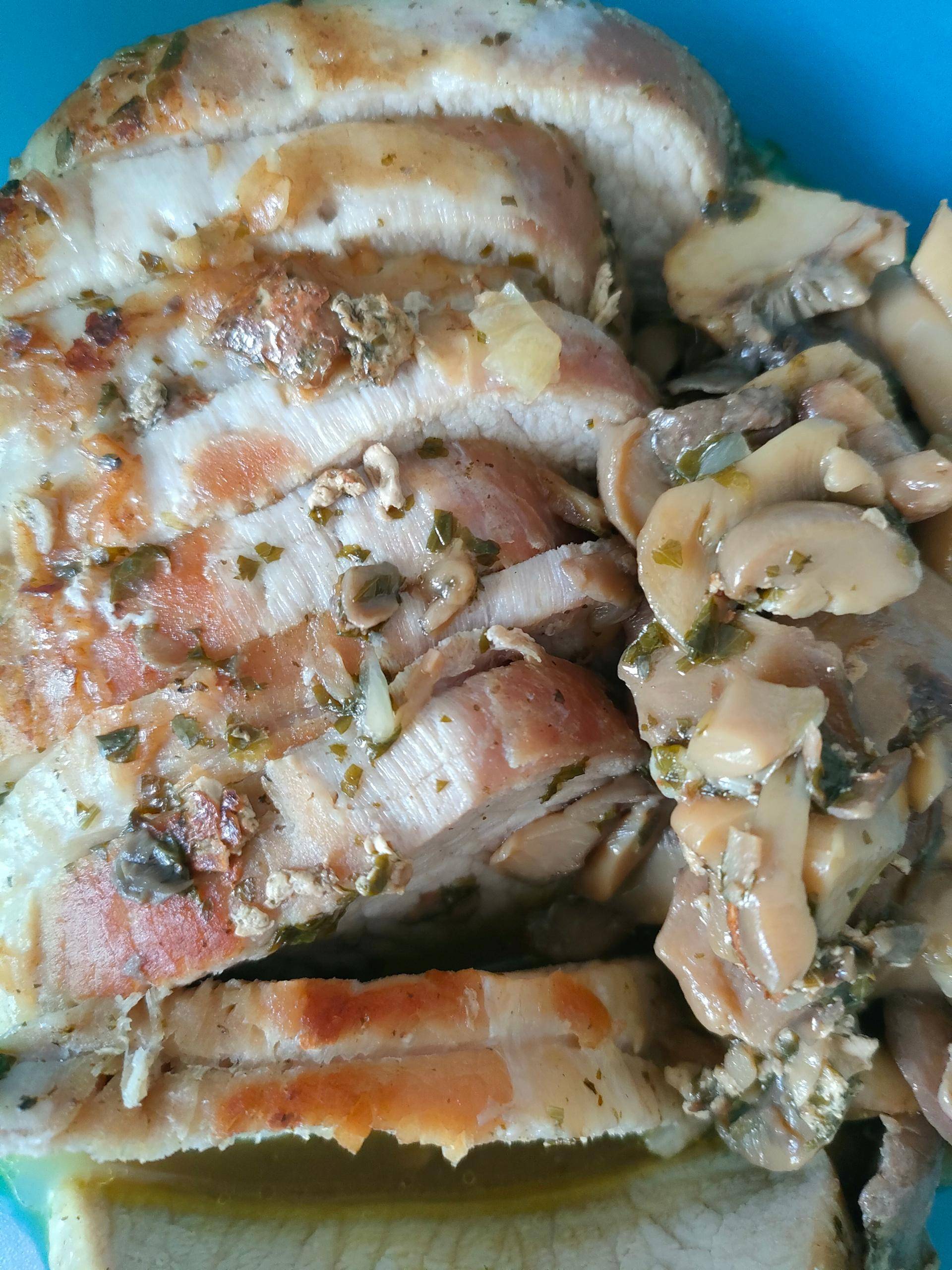 Rôti de porc aux champignons - Recepten Cookeo | Moulinex
