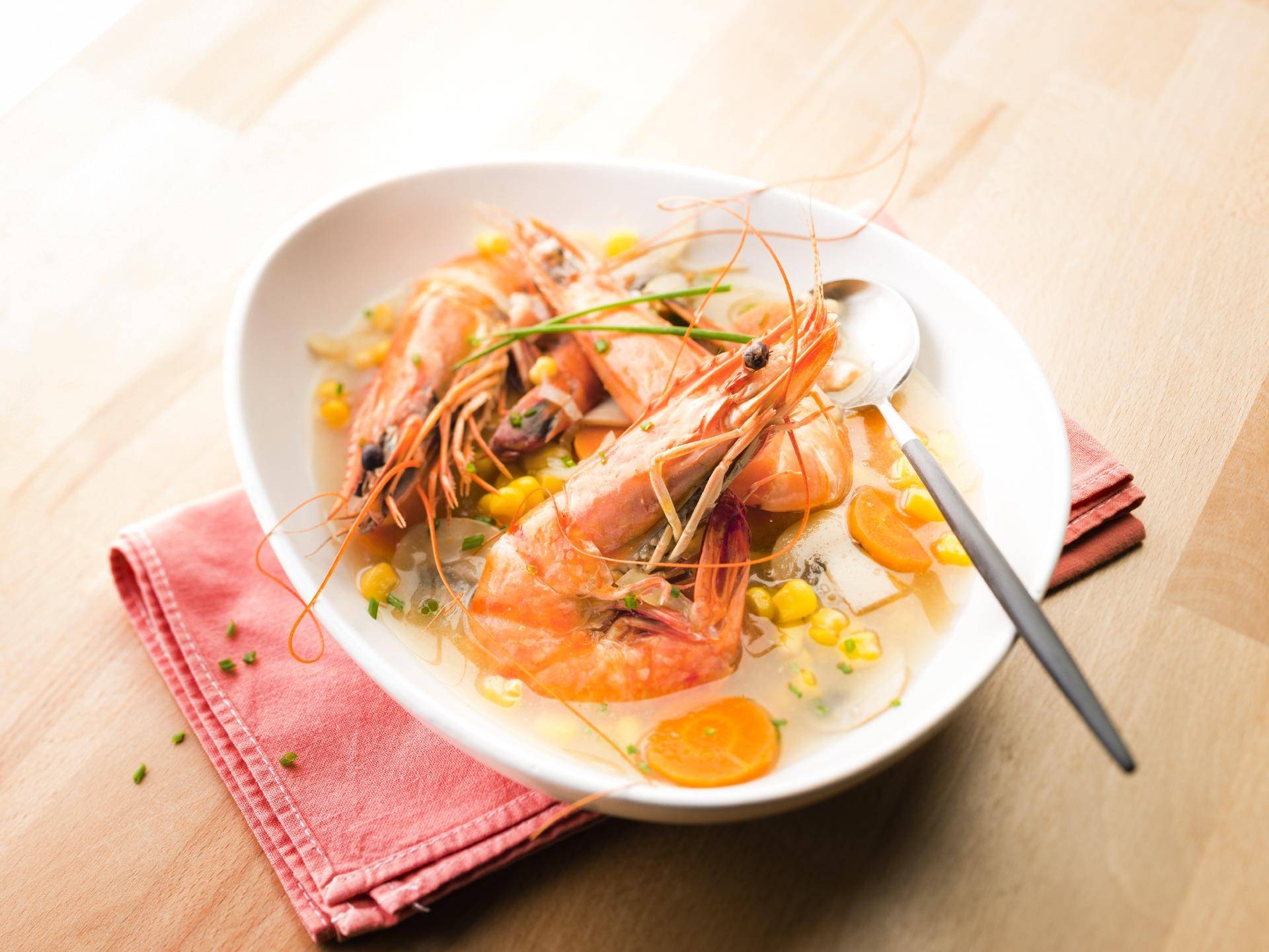 Soep met gamba's - Recepten Cookeo | Moulinex
