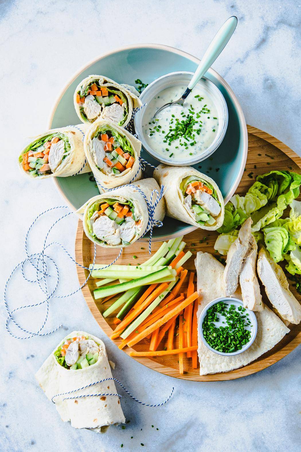 Wrap met kip - Recepten EASY FRY GRILL & STEAM 3 in 1 | Moulinex