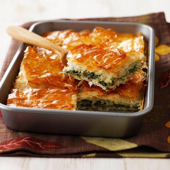 Millefeuille d’épinards à la grecque - Recette Companion | Moulinex