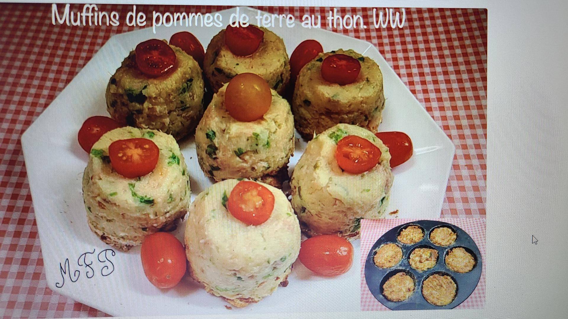 Muffins de pommes de terre au thon - Recepten Cookeo V3 | Moulinex