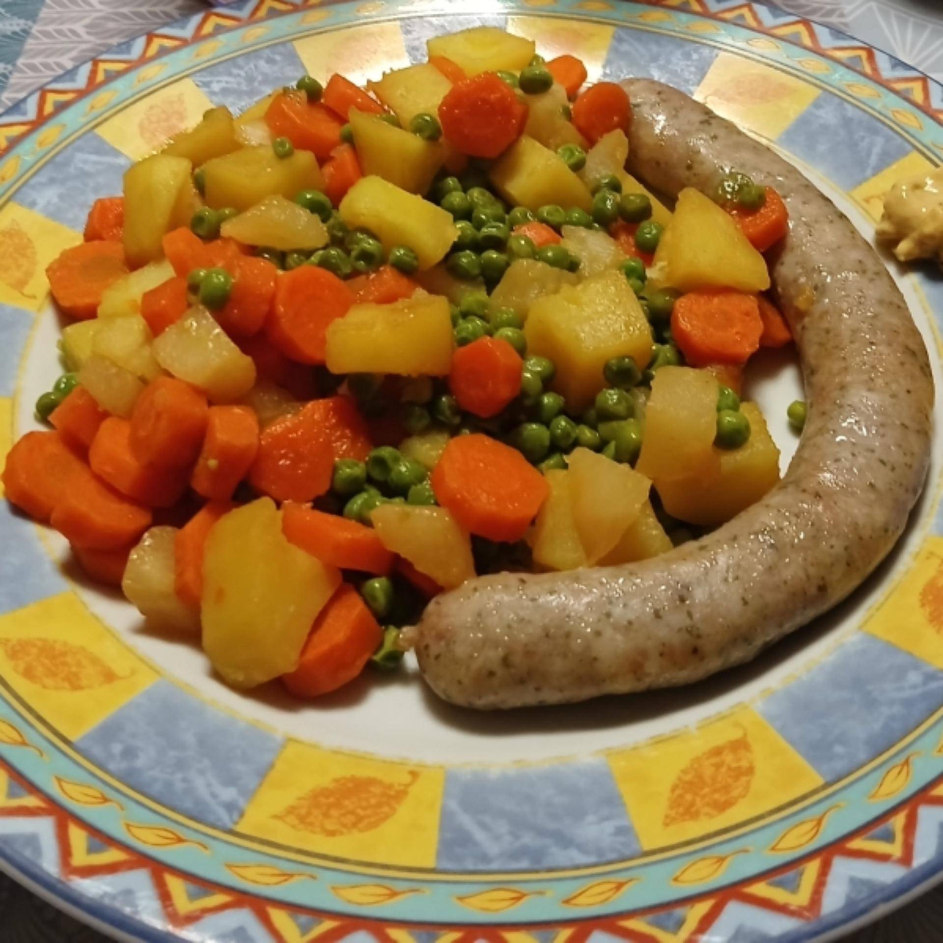 Jardinière de légumes et saucisse - Recette Cookeo Infinity Autostir | Moulinex