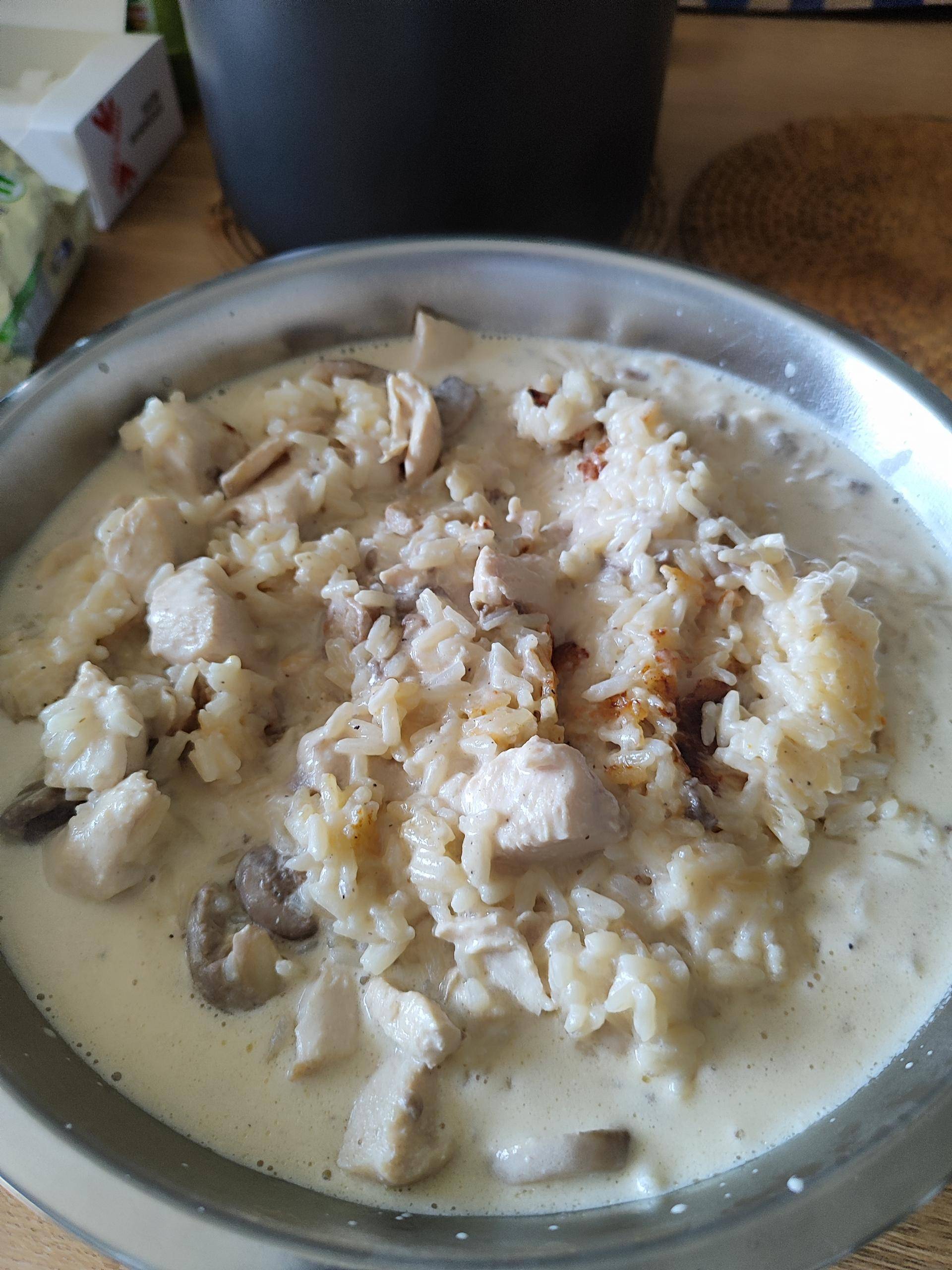 Poulet champignons crème fraîche - Recepten Cookeo V3 | Moulinex