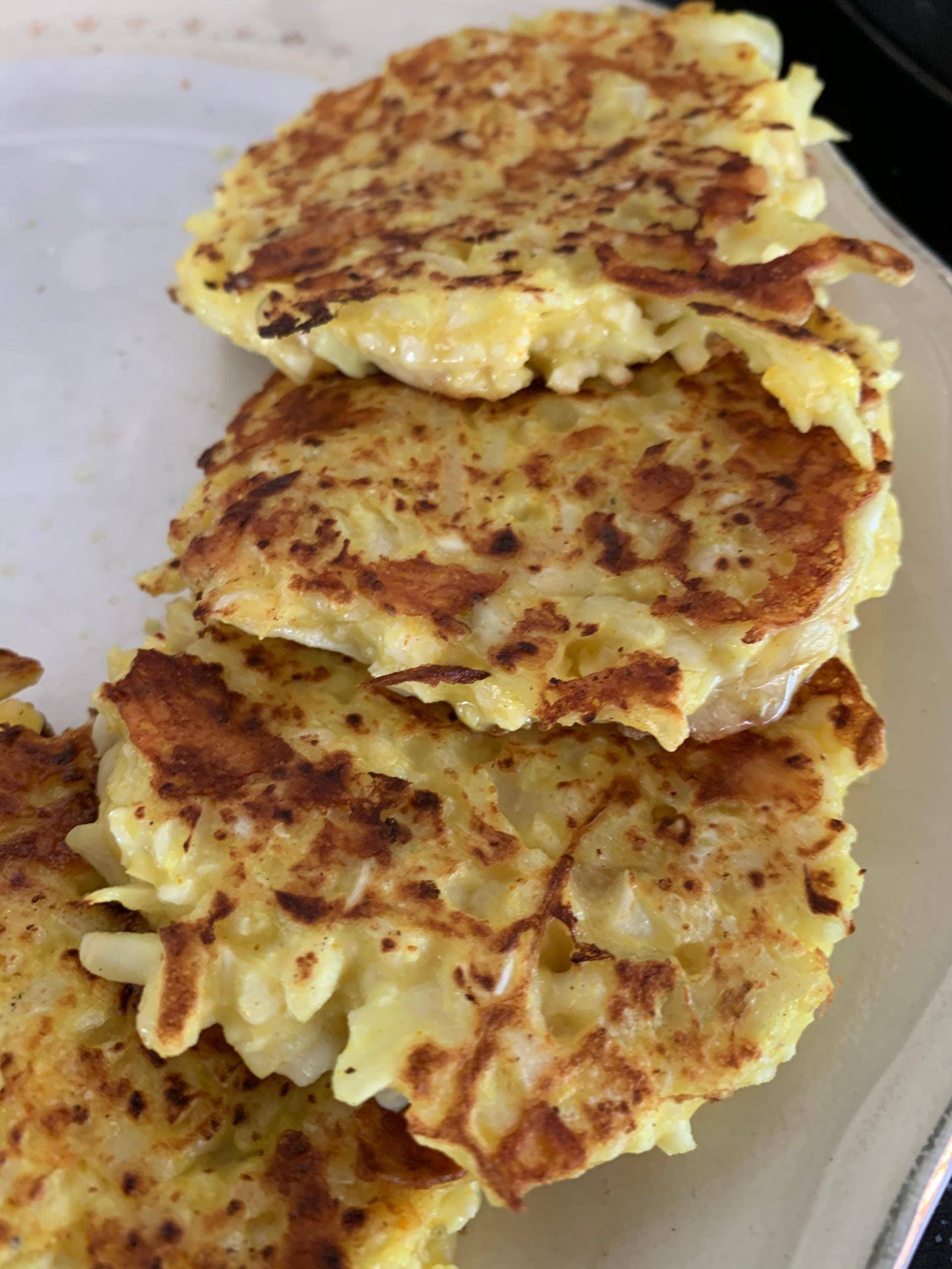 Galette de chou-fleur, fromage et curcuma - Recepten Companion Connect XL | Moulinex