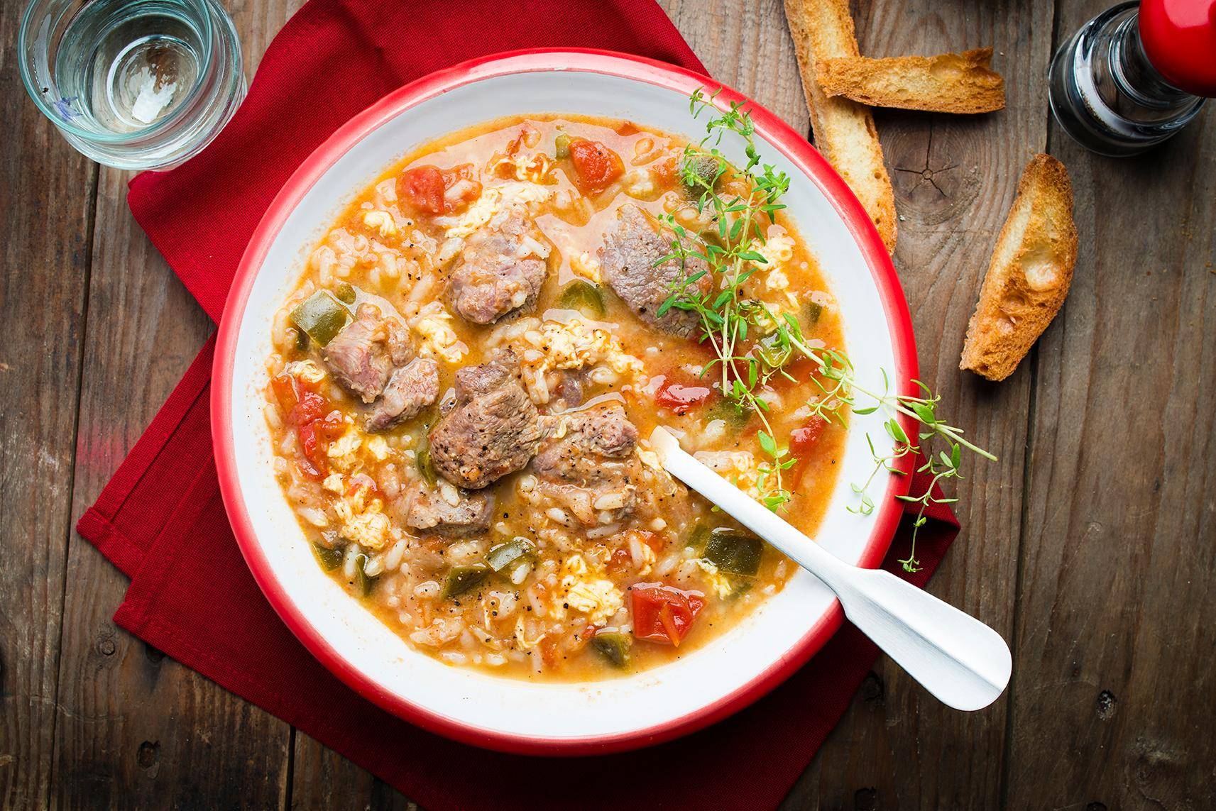 Soupe à l'agneau et oeufs - Recette Cookeo | Moulinex