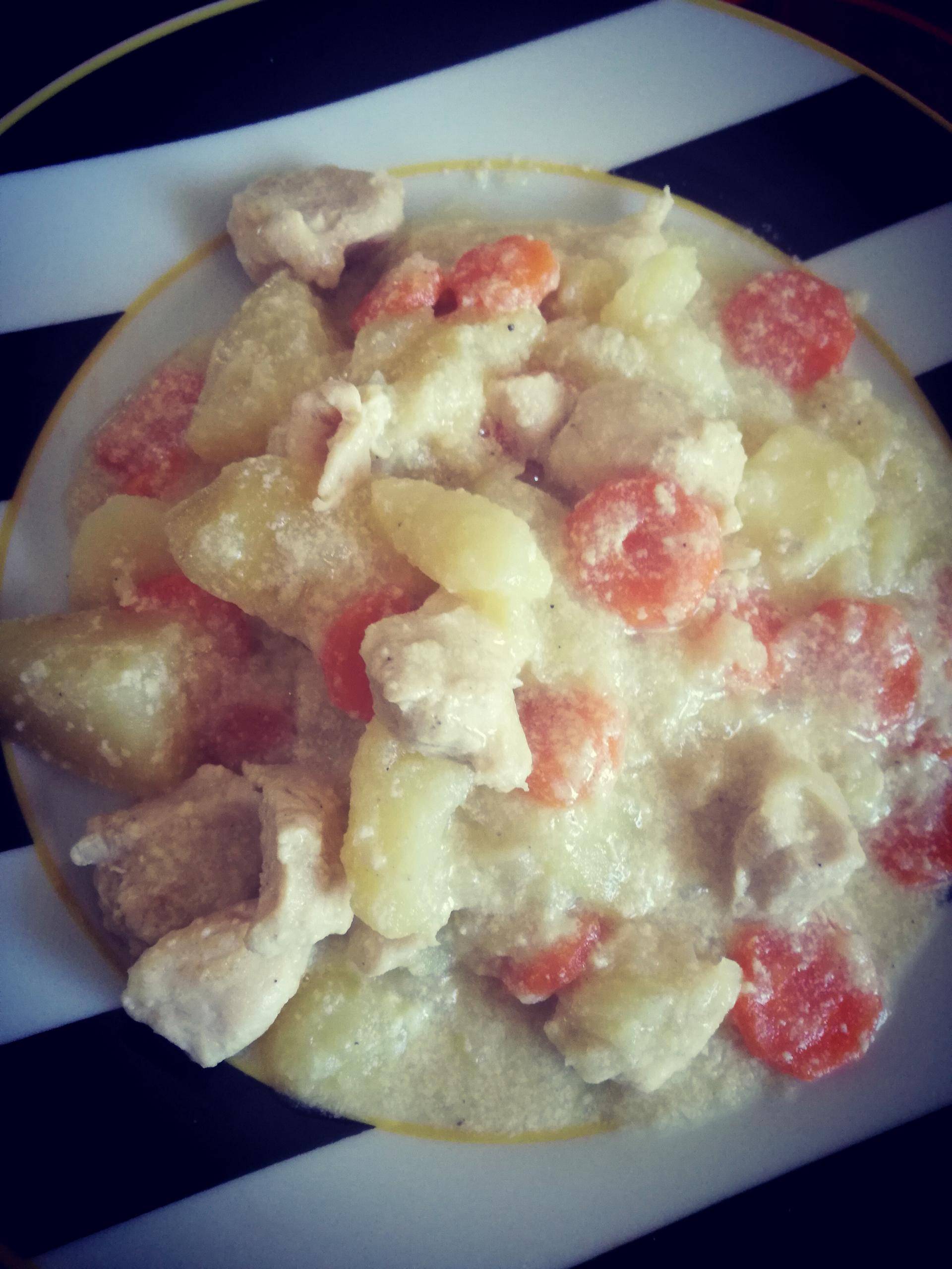 Poulet pomme de terre au gorgonzola - Recepten Cookeo | Moulinex