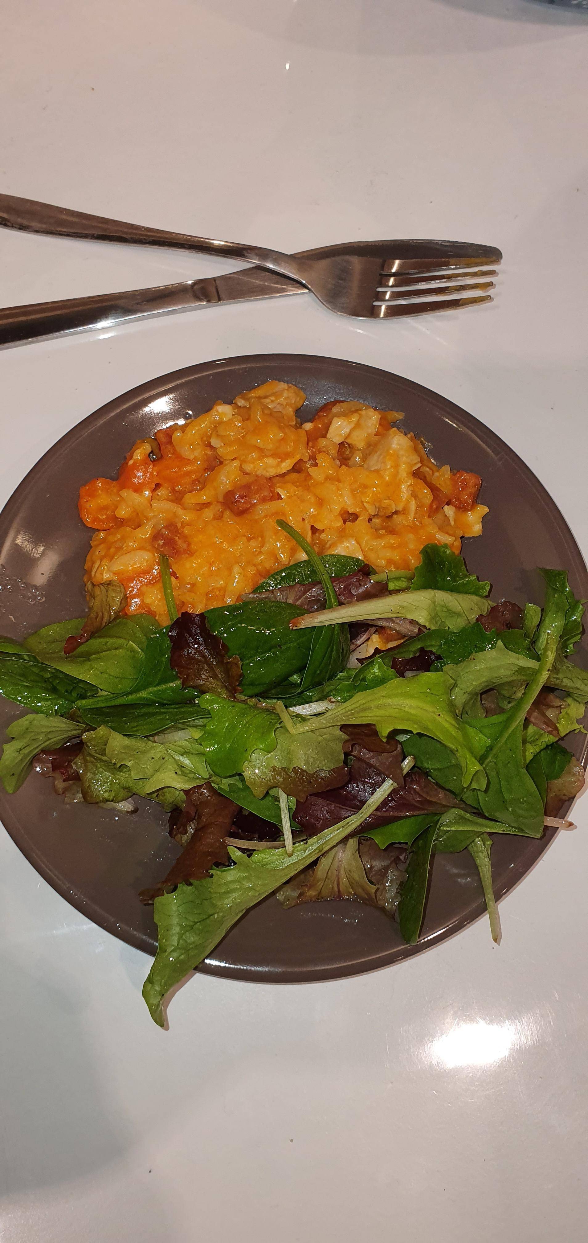 Risotto poulet chorizo carottes potirons - Recette Cookeo | Moulinex