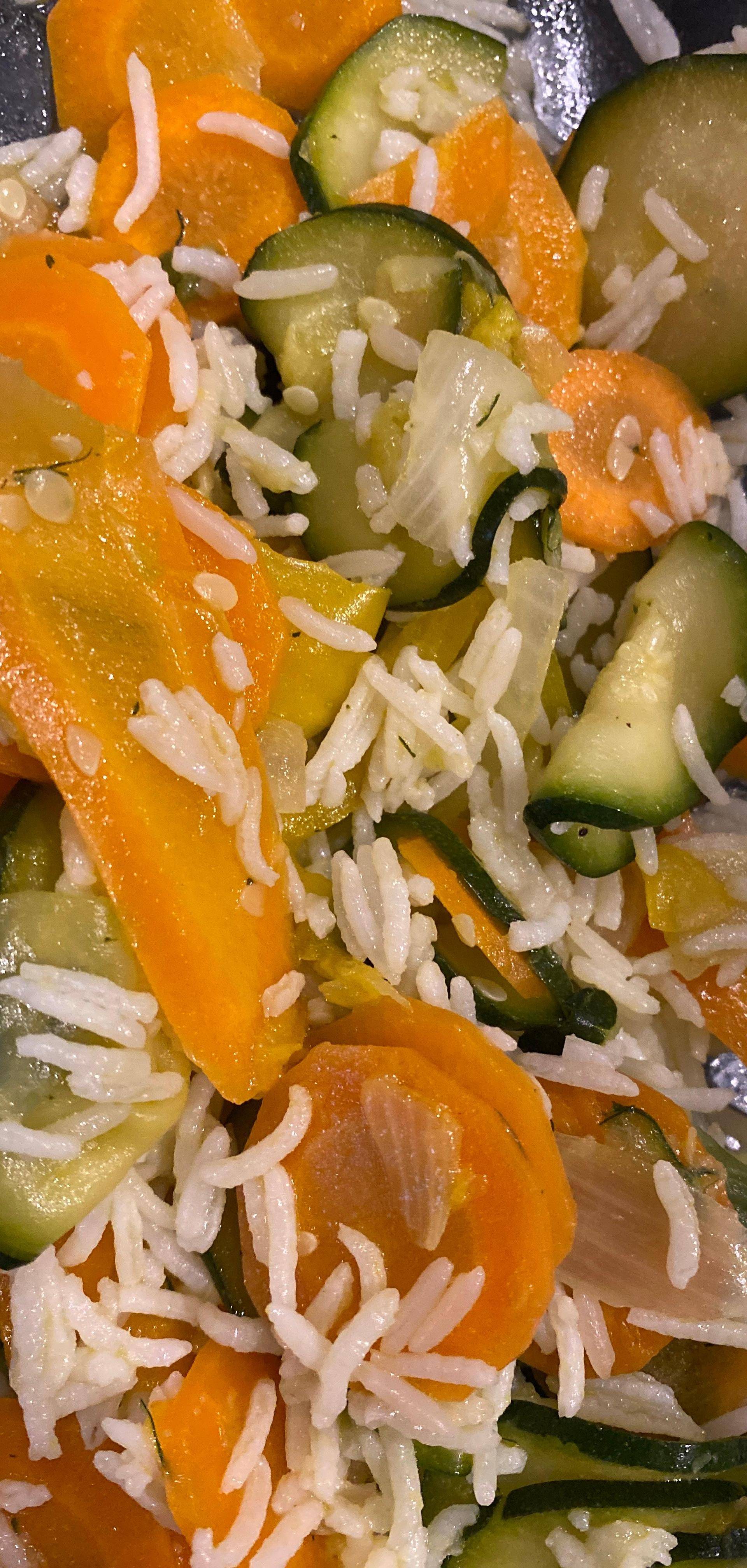 Riz aux petits légumes - Recette Companion Connect XL | Moulinex