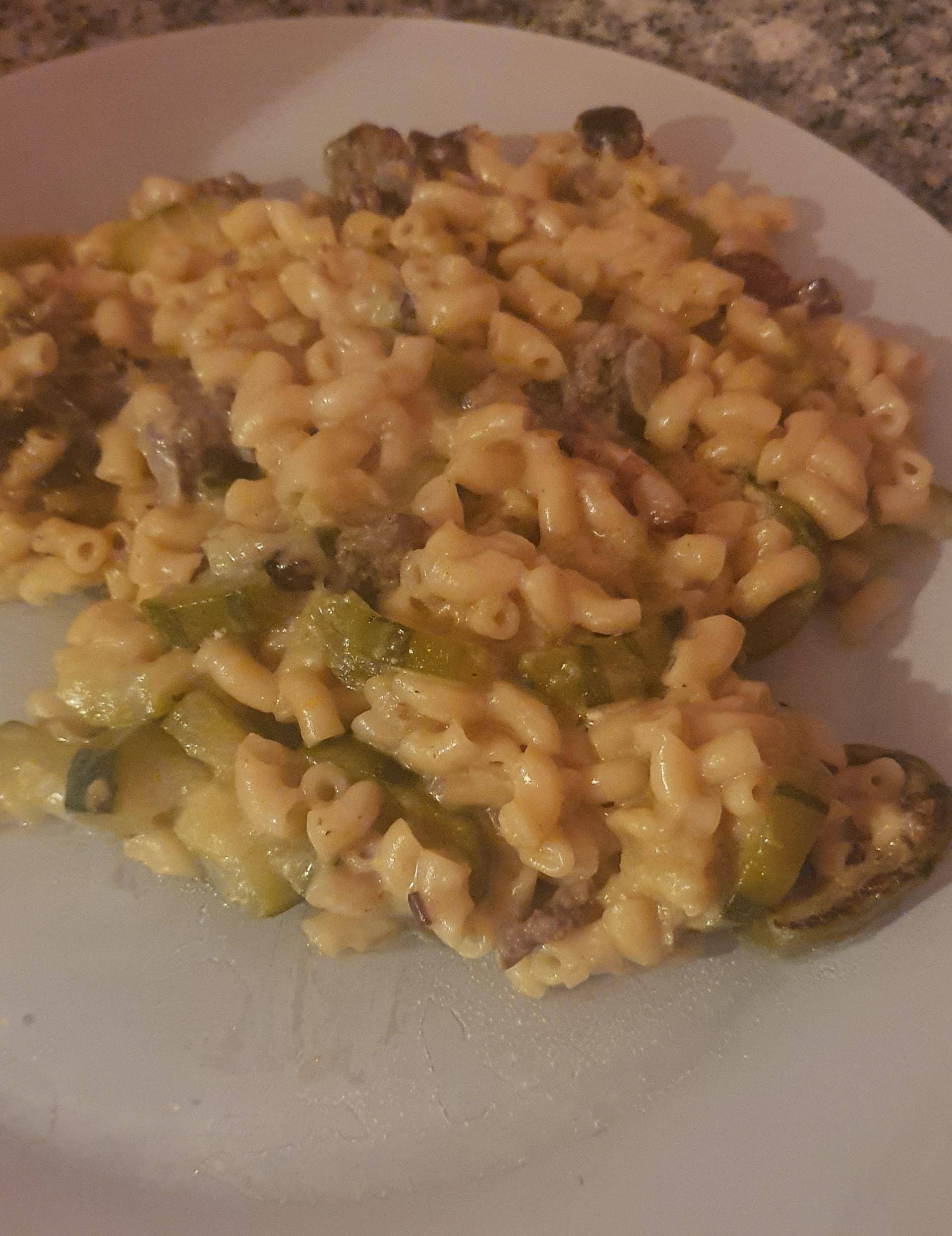 Coquillettes courgettes viandes hachée vache qui rit - Recette Cookeo | Moulinex