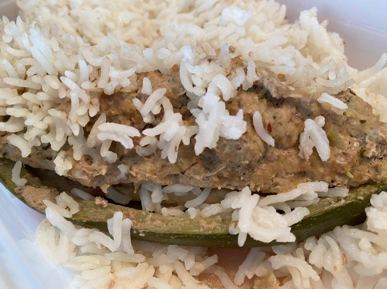 Courgettes farcies et riz basmati - Recepten Companion | Moulinex