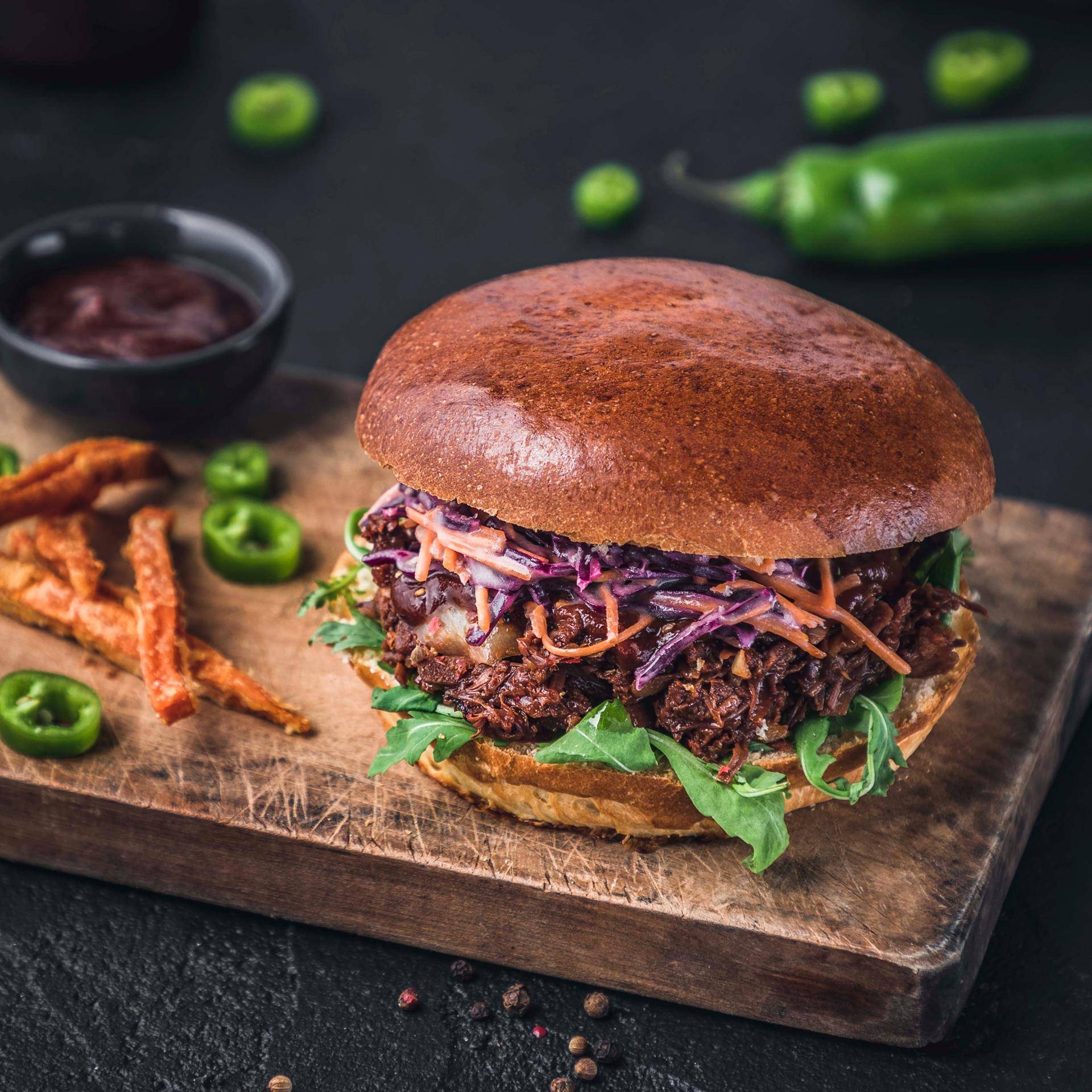 Sandwich effiloché sauce barbecue - Recette Companion | Moulinex