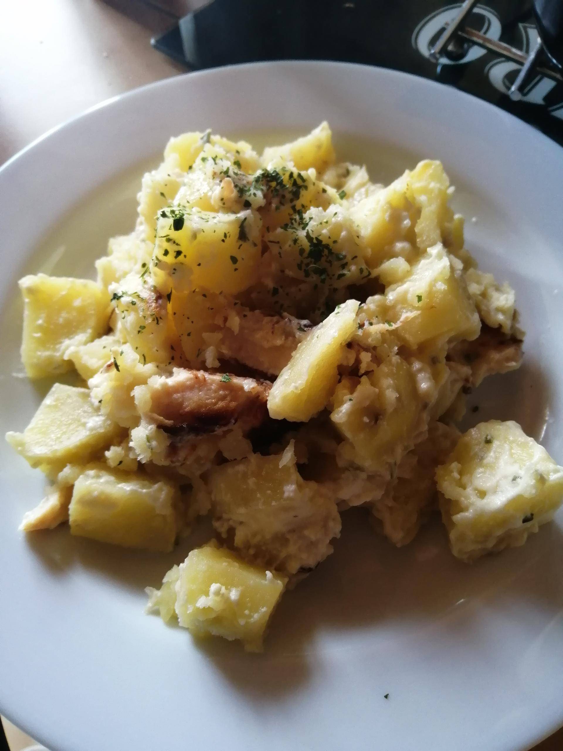 Pommes de terre poulet au boursin - Recepten Cookeo | Moulinex