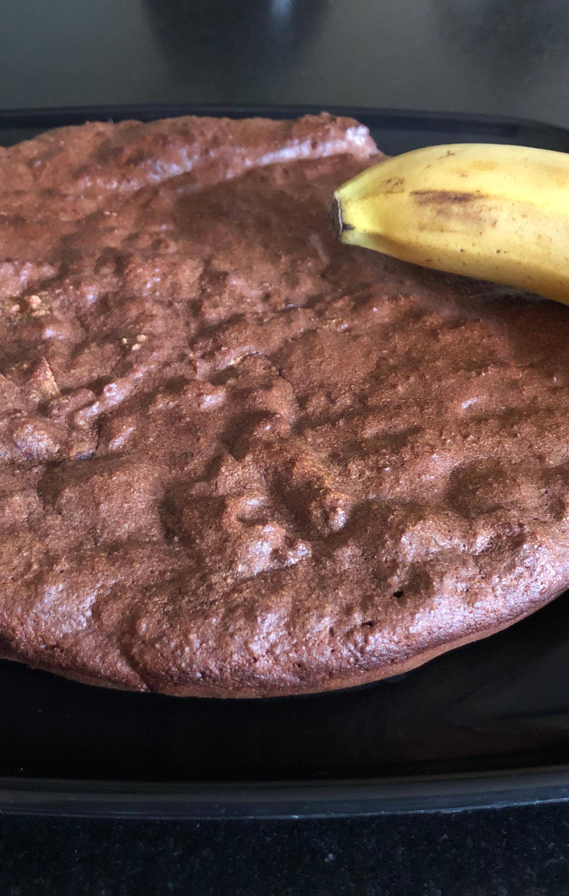 Gâteau banane chocolat sans sucre ni beurre ni farine (IG bas) - Recette Companion XL | Moulinex