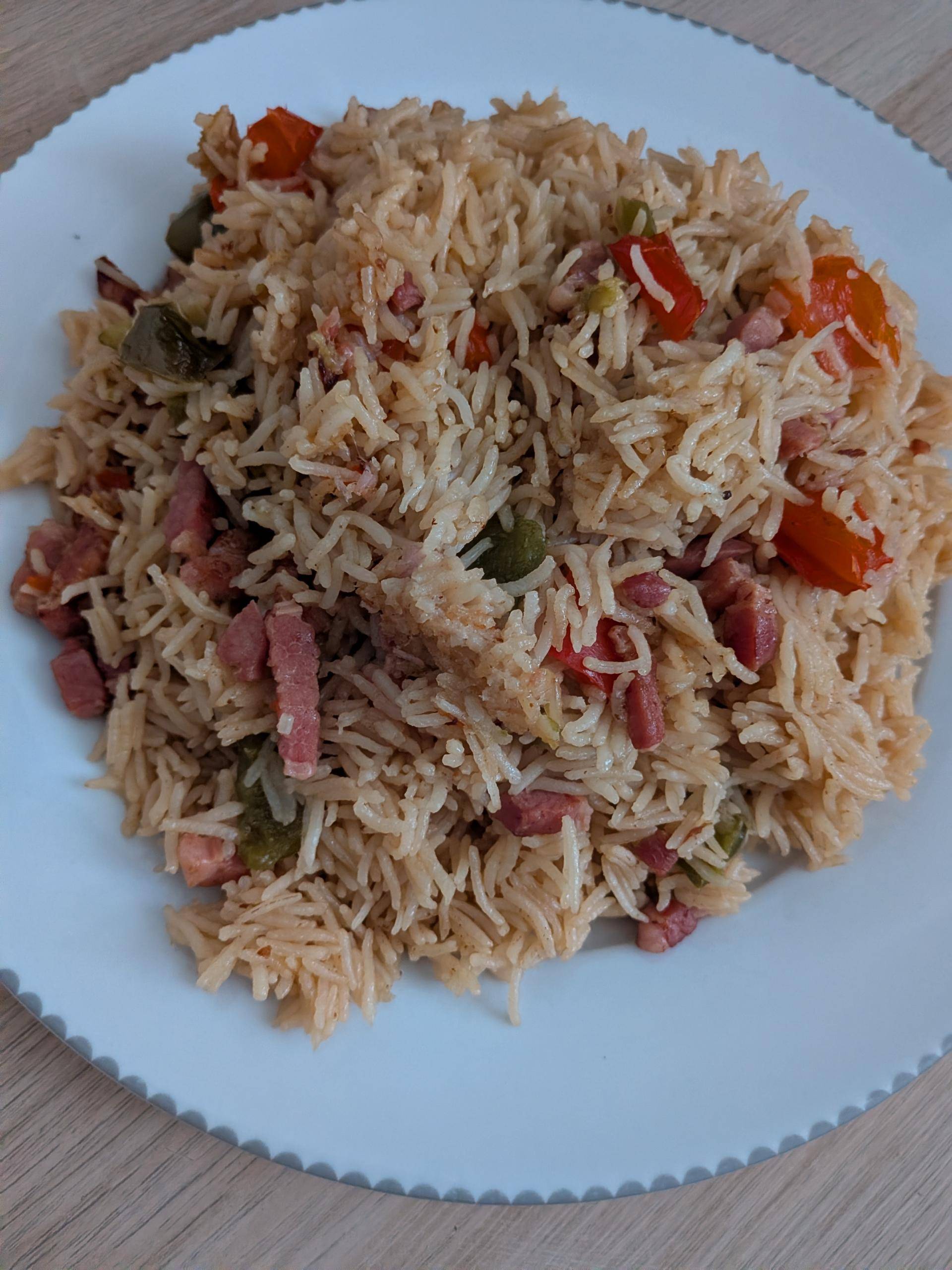 Riz au lardons et poivrons - Recette Cookeo | Moulinex
