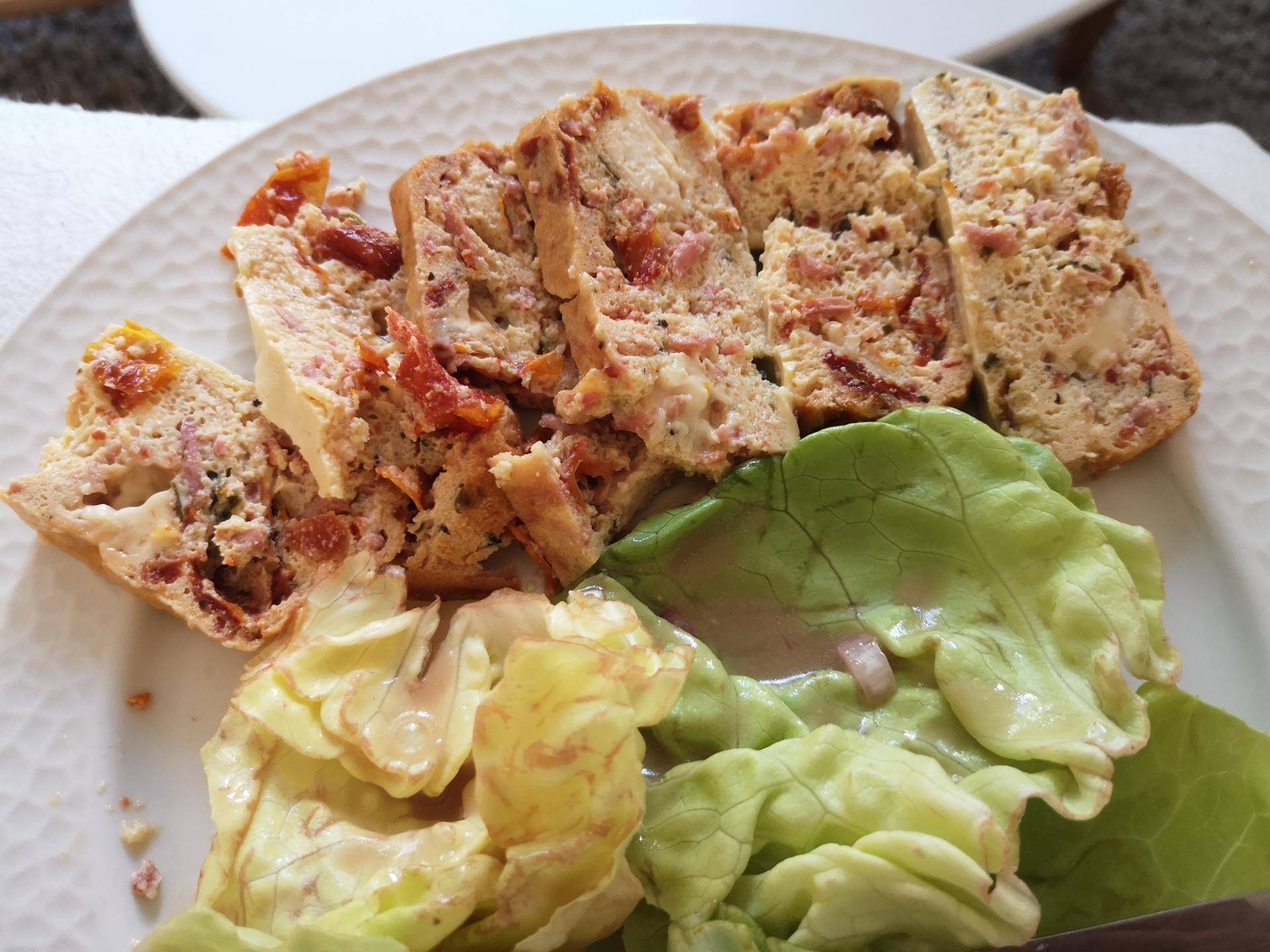 Flan jambon chèvre tomates séchées - Recepten Cookeo | Moulinex