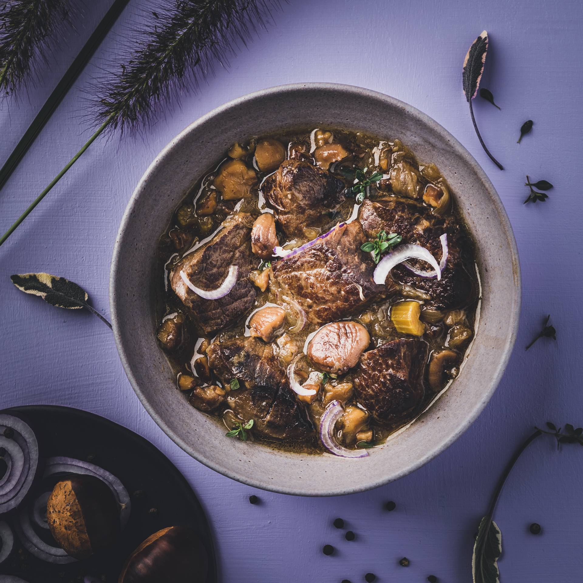 Bœuf oignon et châtaignes - Recette Cookeo | Moulinex