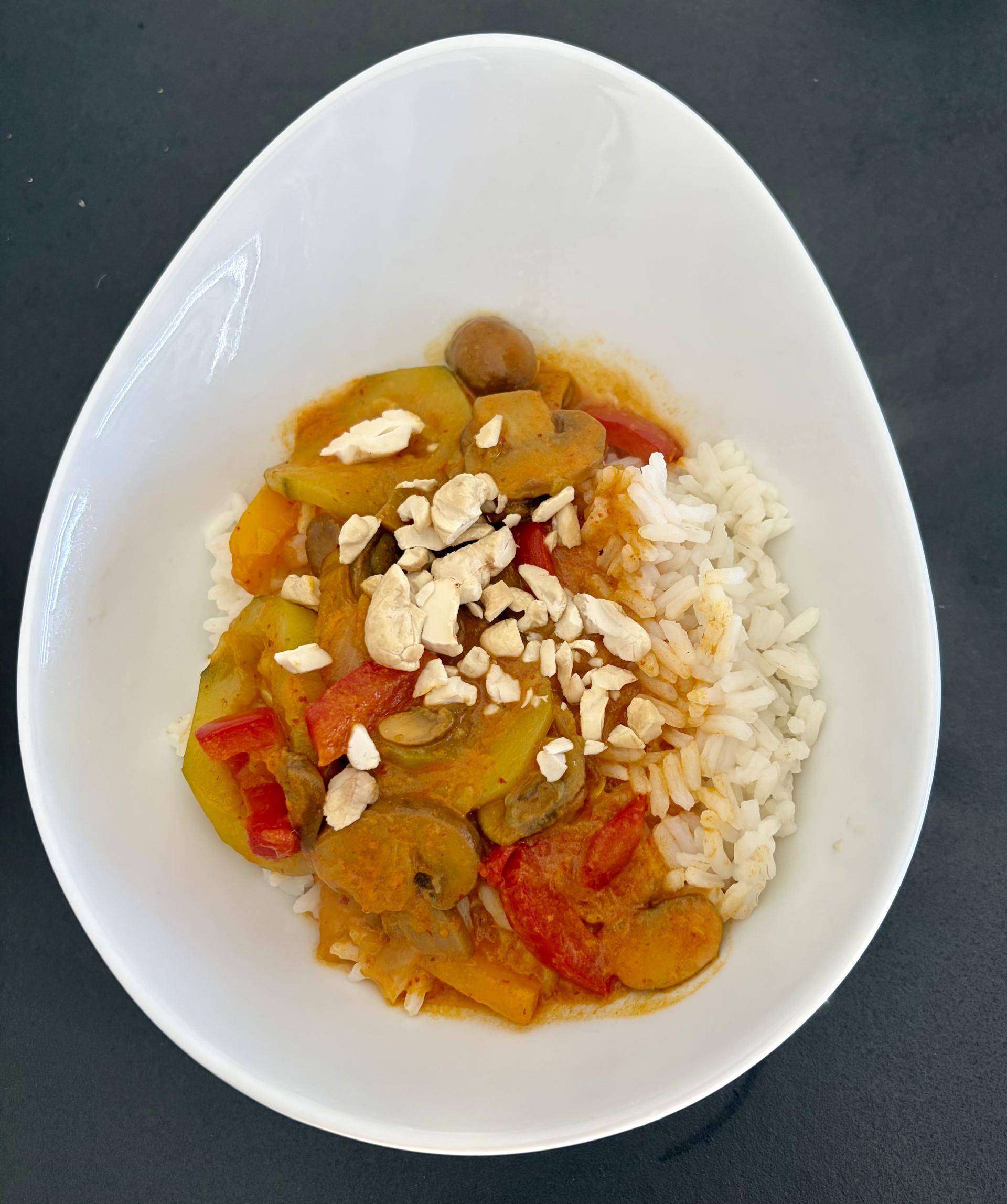 Curry Vegetarien aux legumes - Recette Companion Connect XL | Moulinex