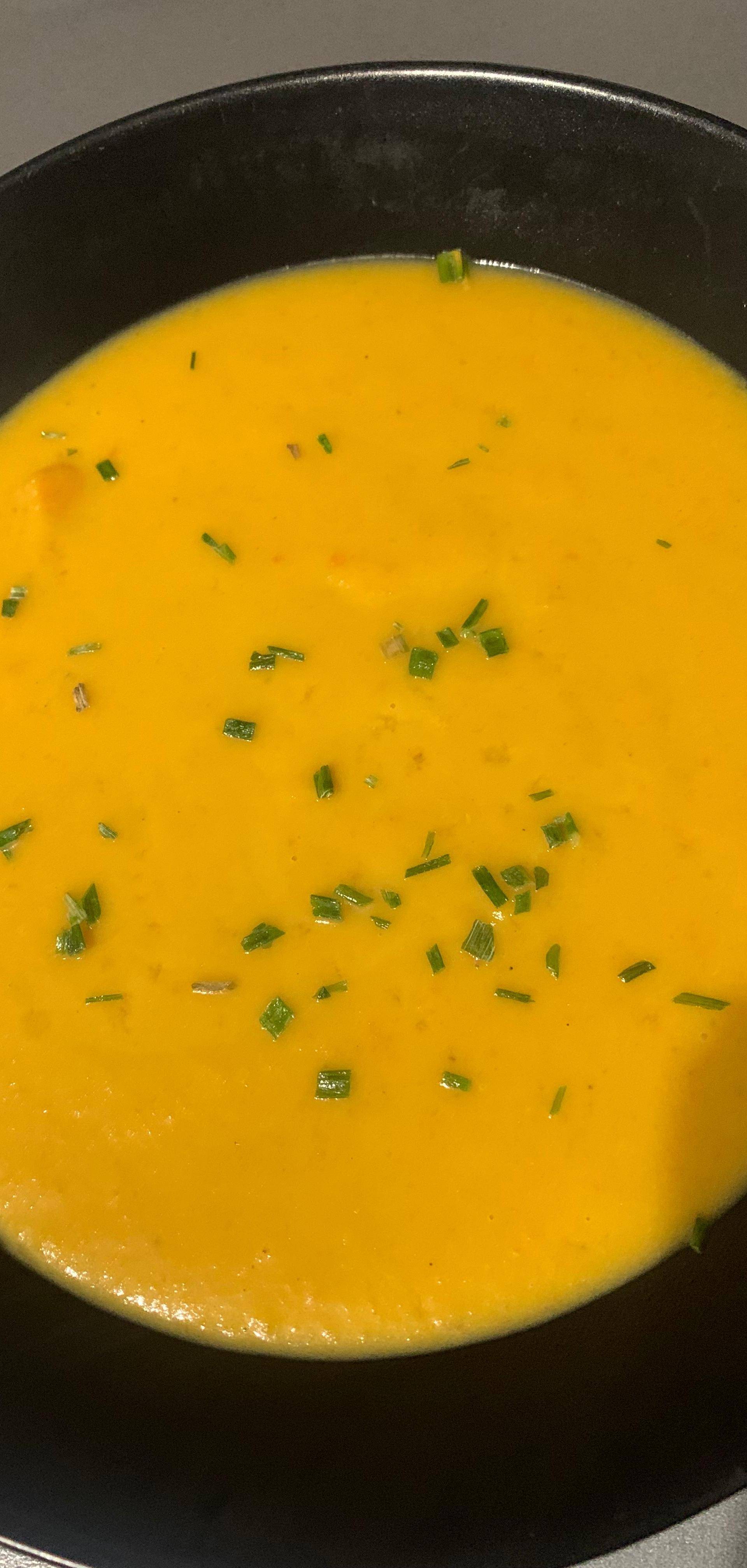Soupe carotte pomme de terre lait de coco - Recette Cookeo | Moulinex