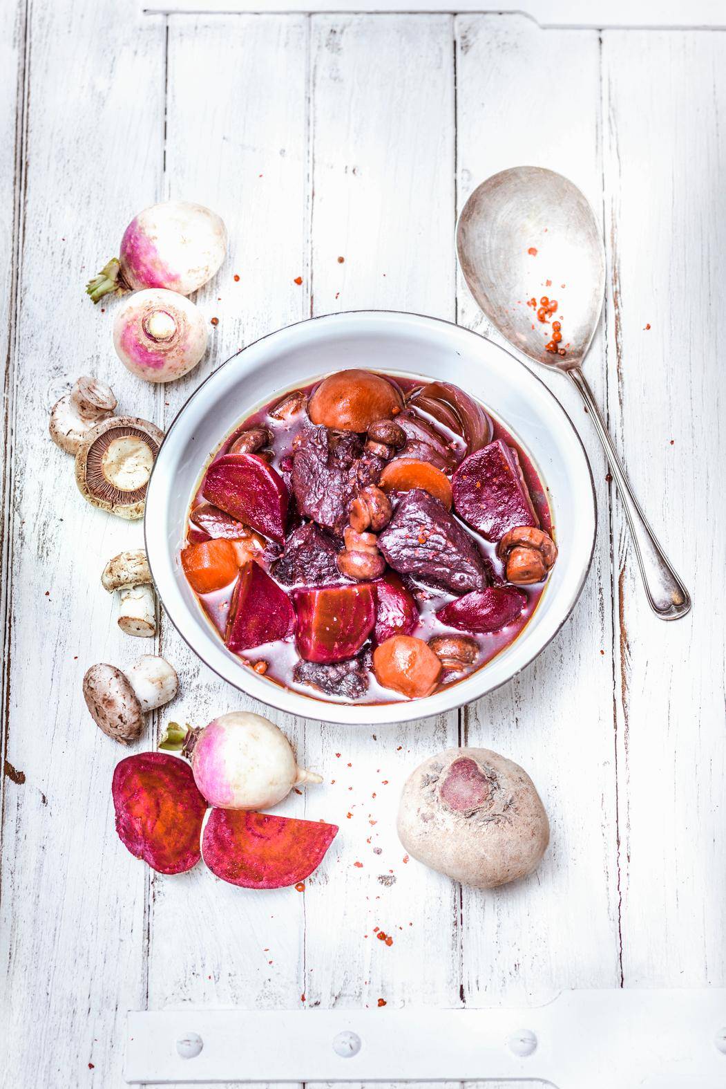 Ragoût de bœuf à la betterave - Recette Companion Connect XL | Moulinex