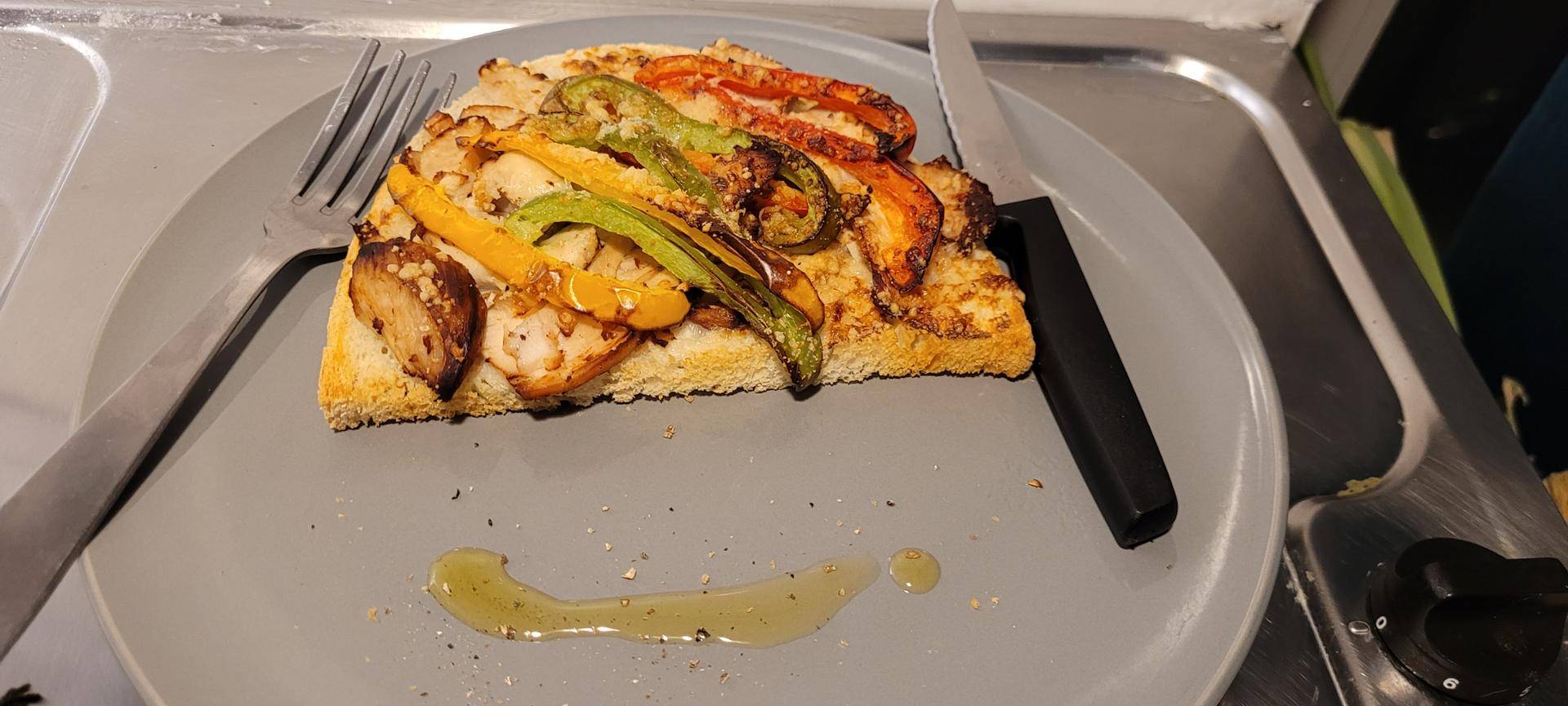 Bruschetta poulet - Recette Easy Fry Max | Moulinex