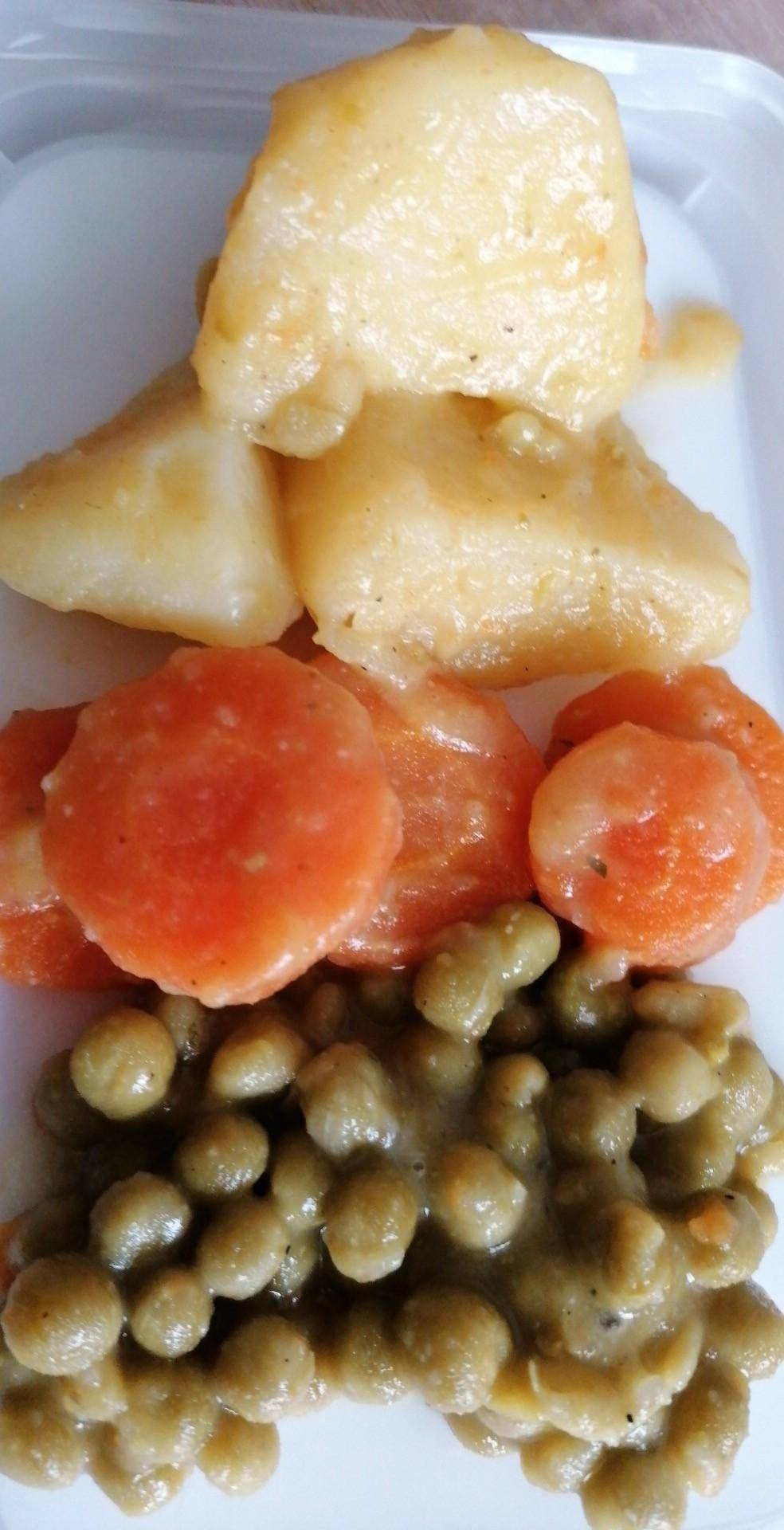 Jardinière de Pommes de terre, de petits pois et de carottes - Recepten Cookeo | Moulinex
