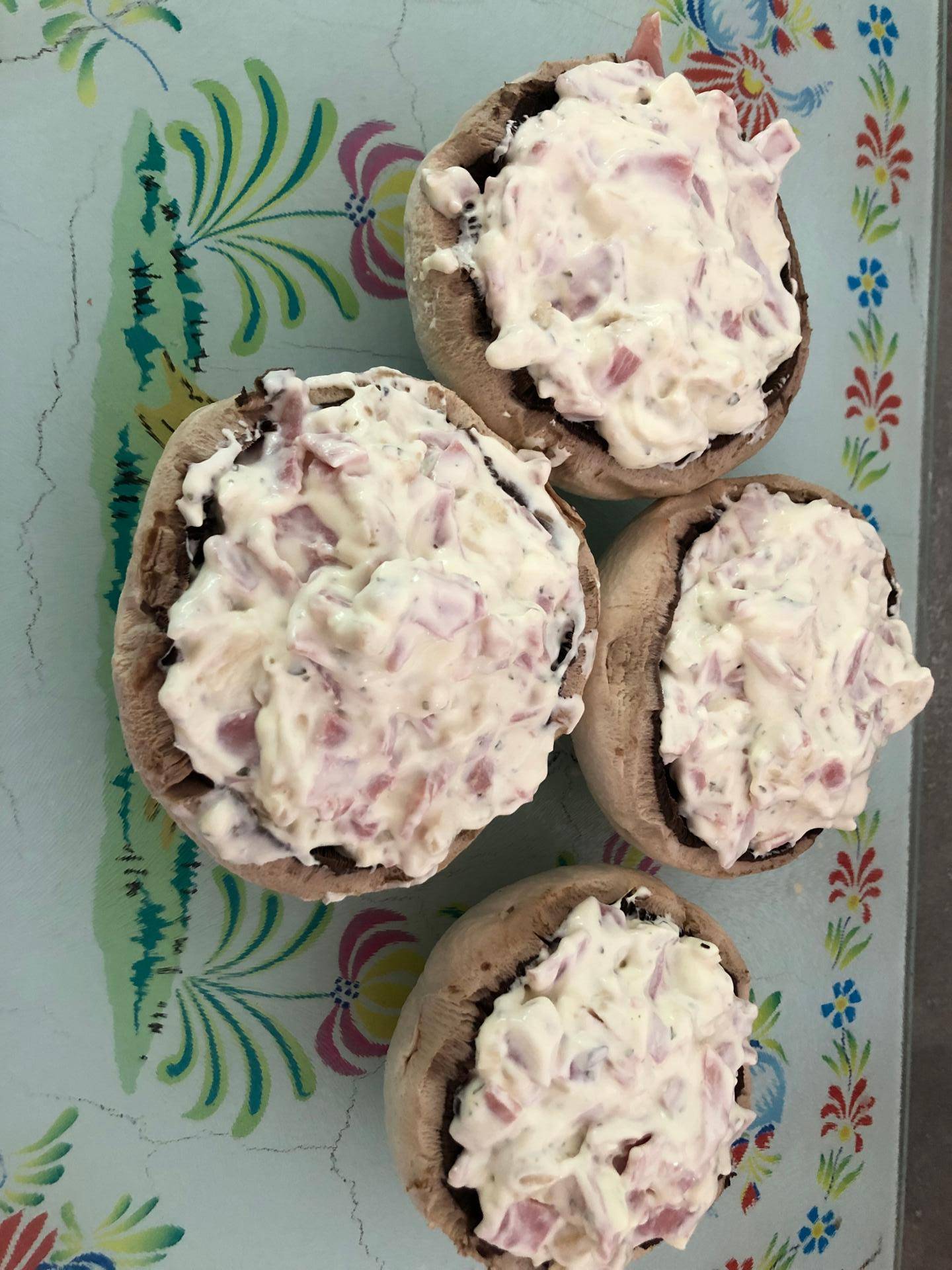 Champignons farcis Jambon-Tartare - Recepten Cookeo | Moulinex