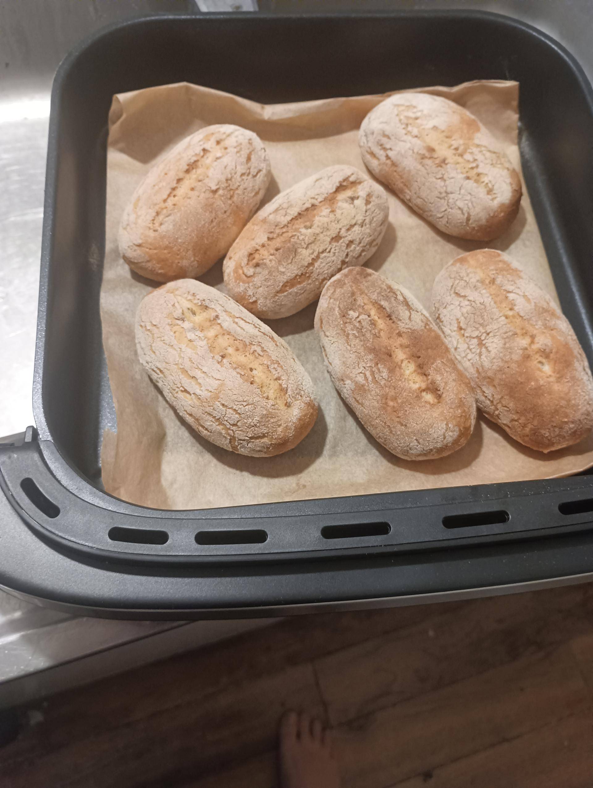 Petit pain semoule farine complète - Recepten Easy Fry XL Surface | Moulinex