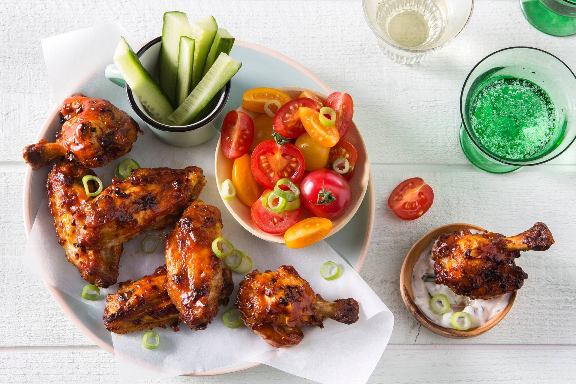 Kippenvleugels - Recepten Easy Fry XL Surface | Moulinex