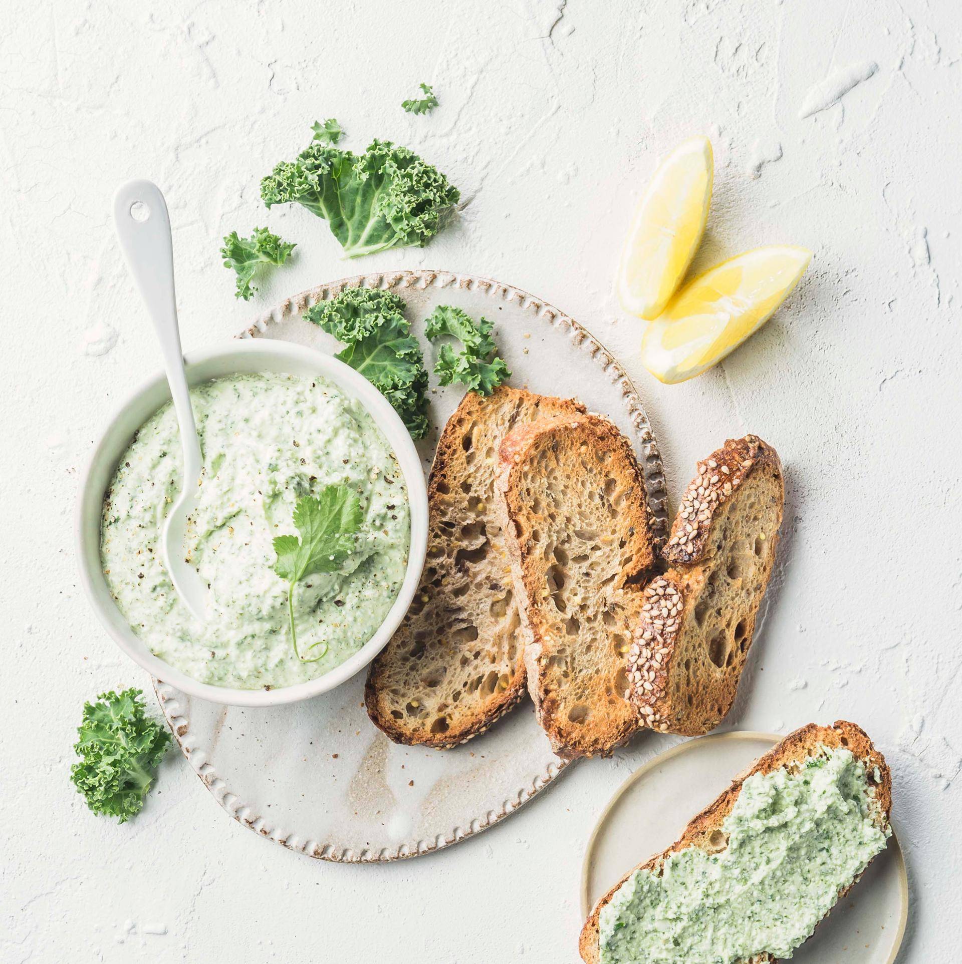 Dip feta et chou kale - Recepten Perfectmix + | Moulinex