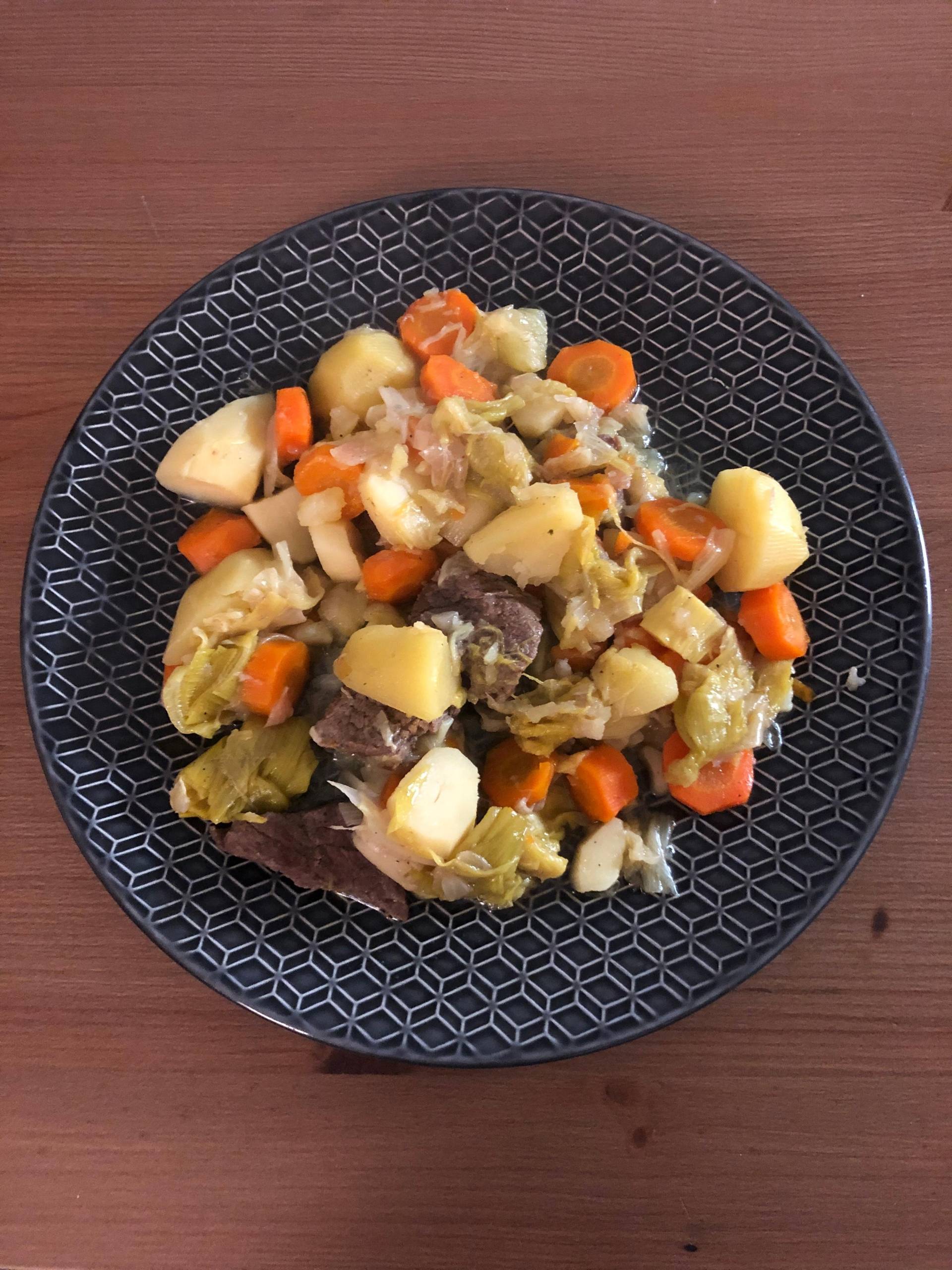 Bœuf bourguignon façon pot au feu - Recette Cookeo | Moulinex