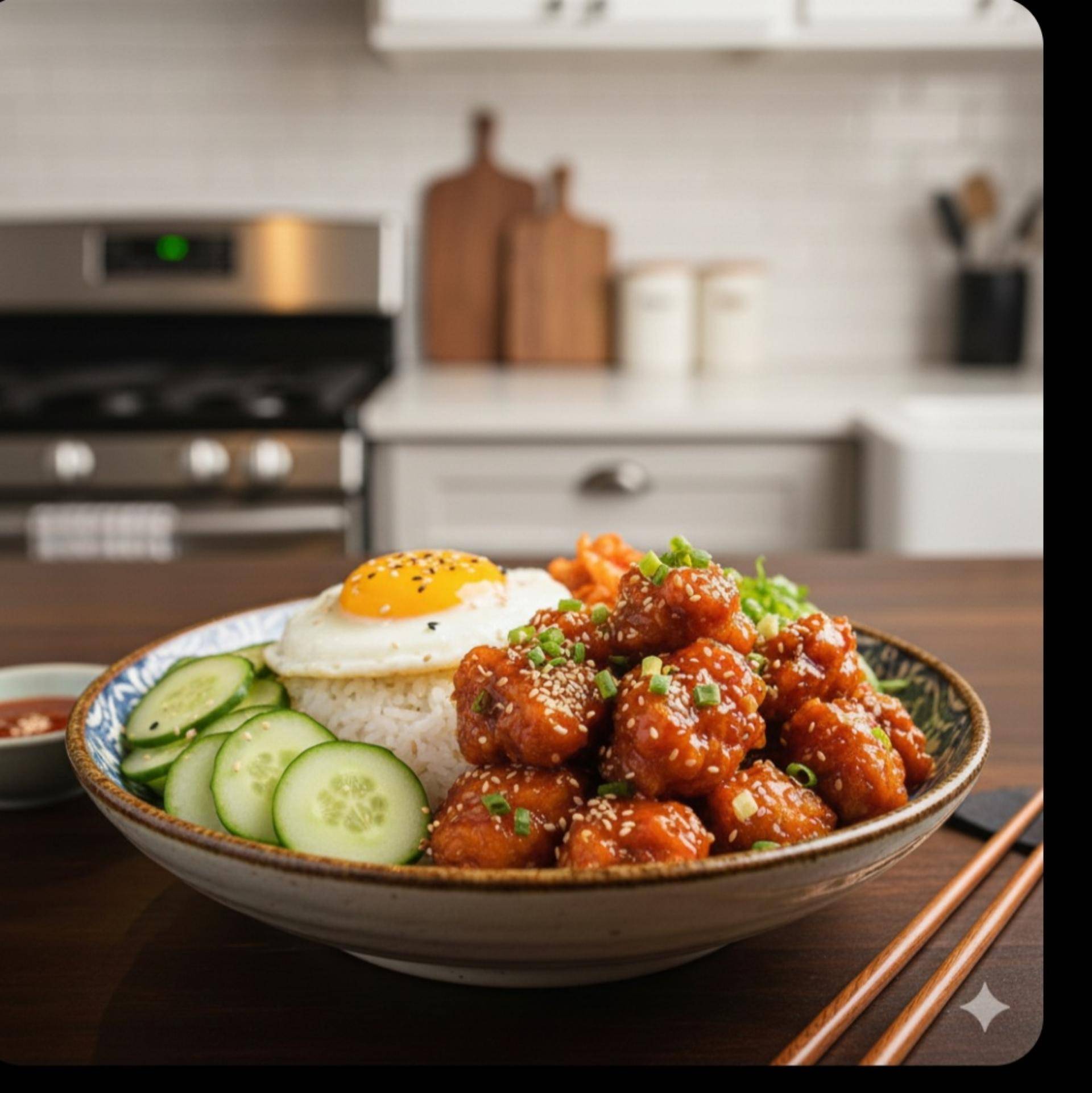 Korean chicken bowl - Recette Cookeo Infinity Autostir | Moulinex
