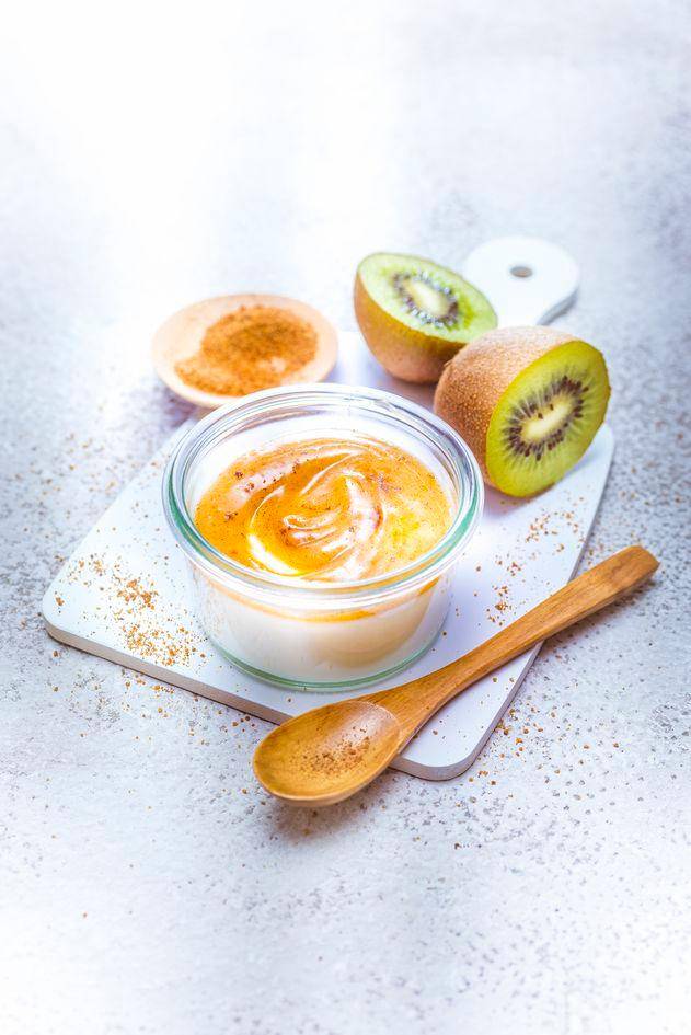Coulis de kiwi, vanille et sucre de fleur de coco - Recepten Soup & Plus | Moulinex