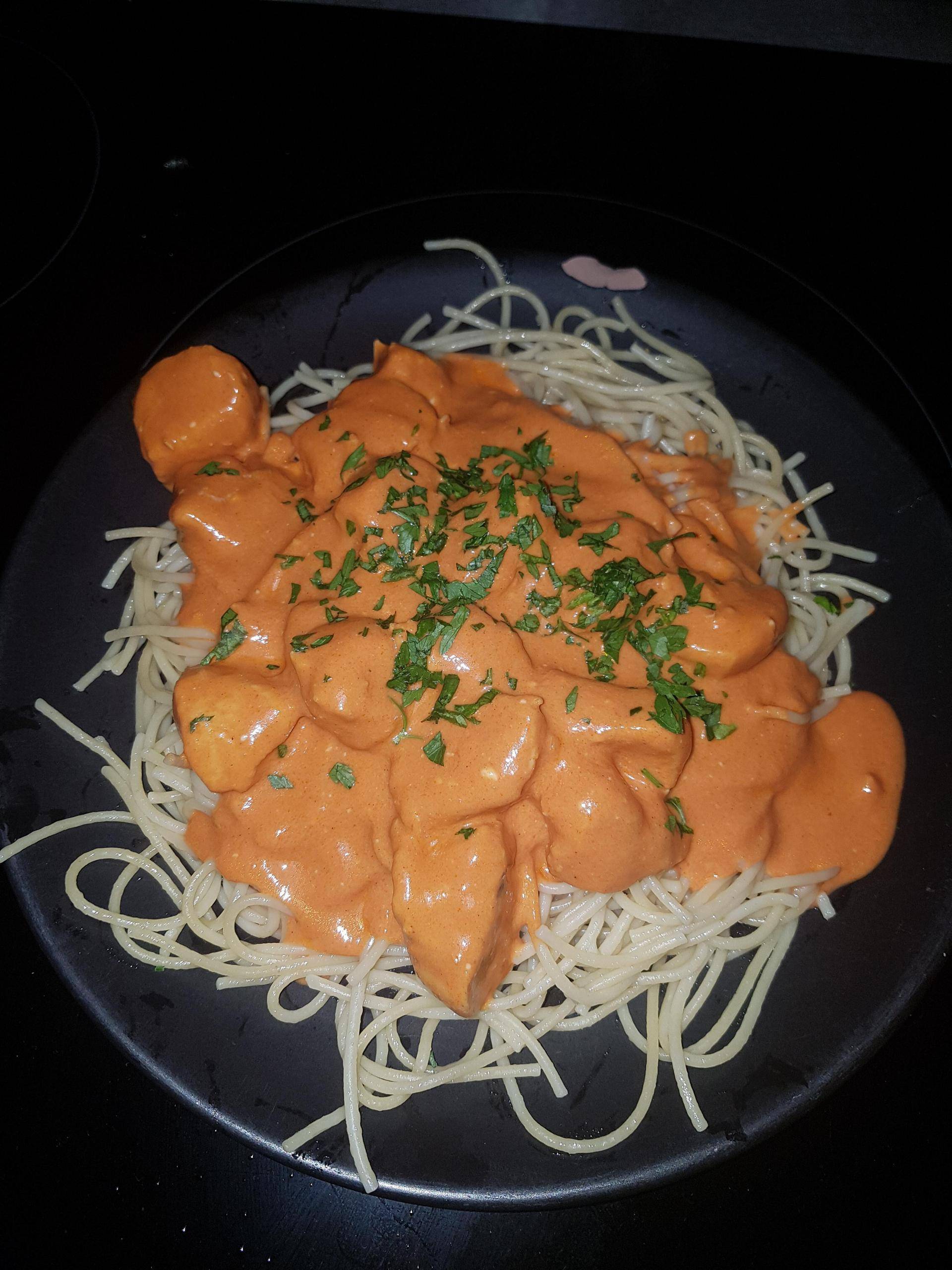 Poulet sauce mascarpone-tomate a ma façon - Recepten Cookeo | Moulinex