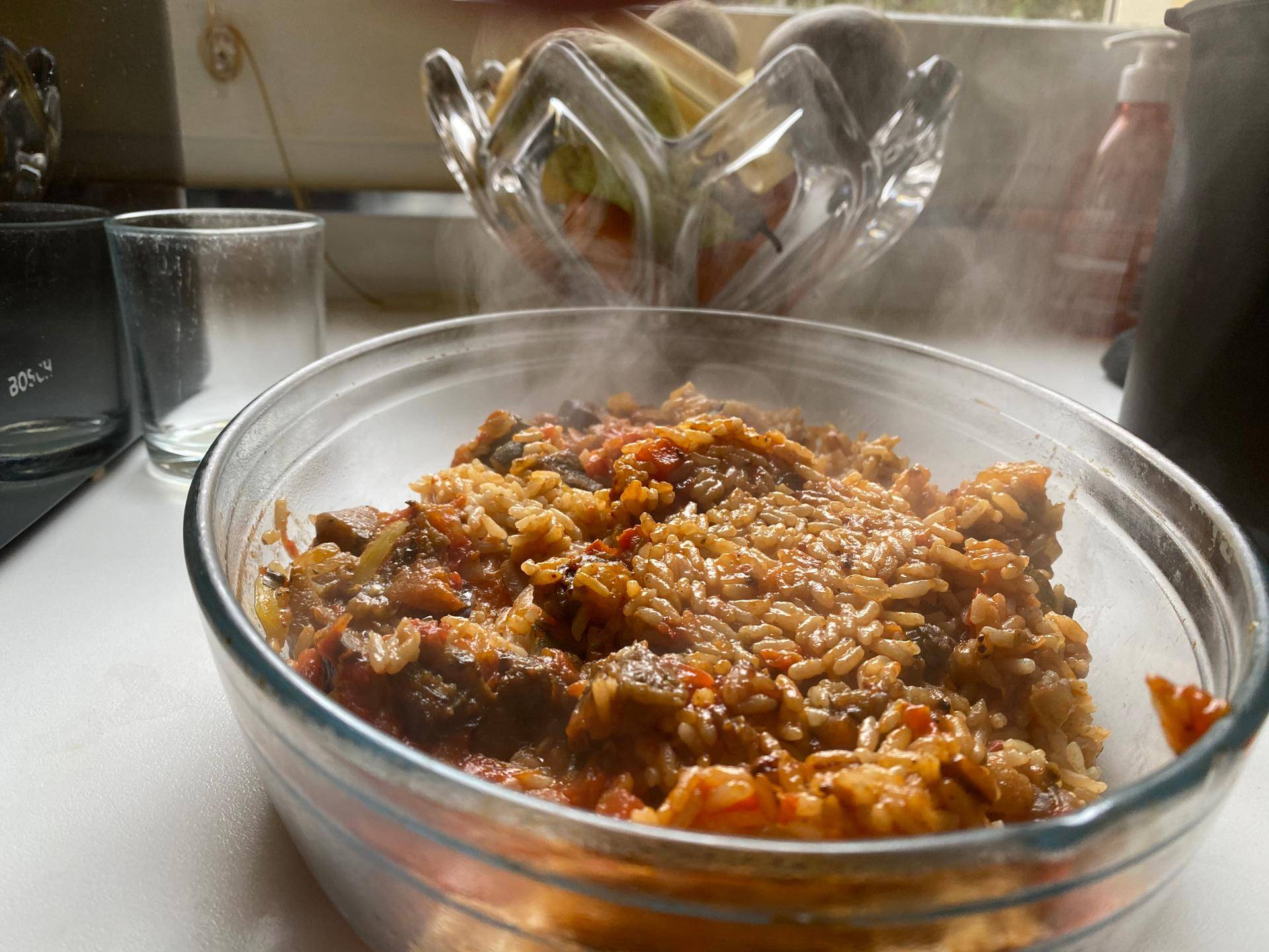 Filet de cabillaud sur lit de ratatouille et de riz - Recette Cookeo V3 | Moulinex