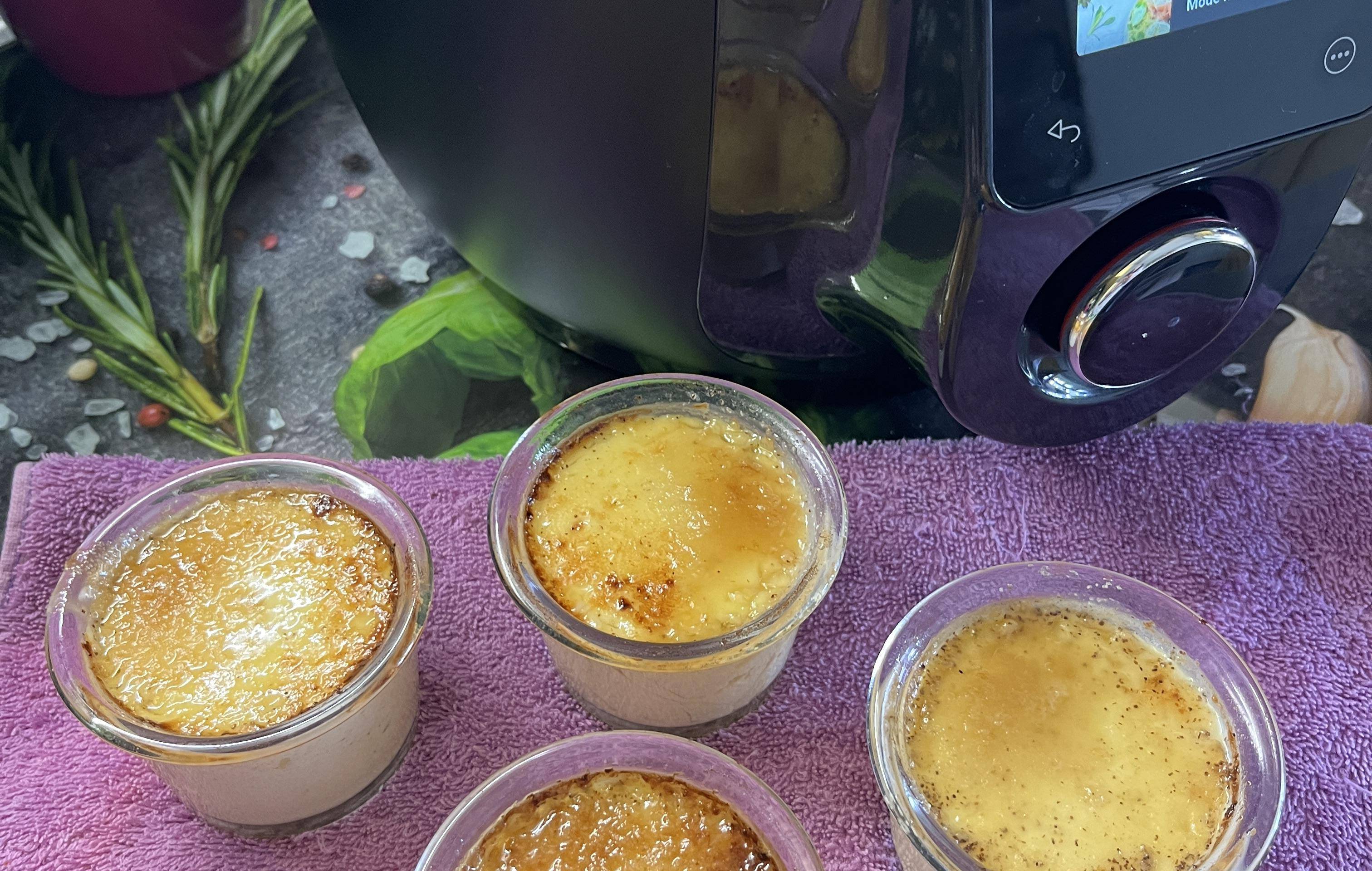 Crème brûlée à la vanille de bourbon - Recette Cookeo Infinity Autostir | Moulinex