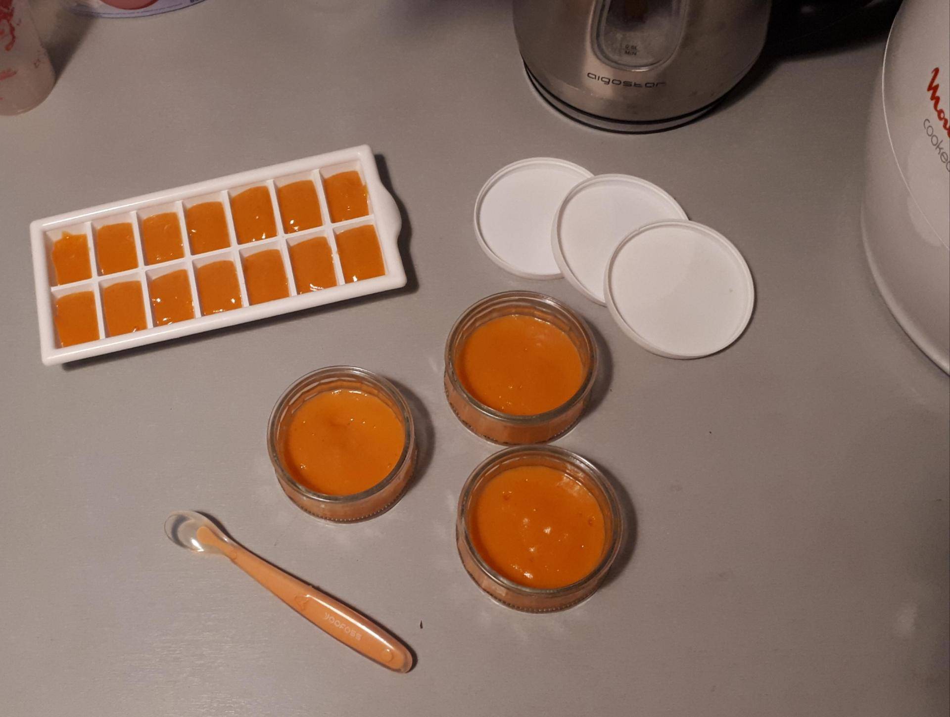 Ma première purée de carottes et de pommes de terre (bébé) - Recepten Cookeo | Moulinex