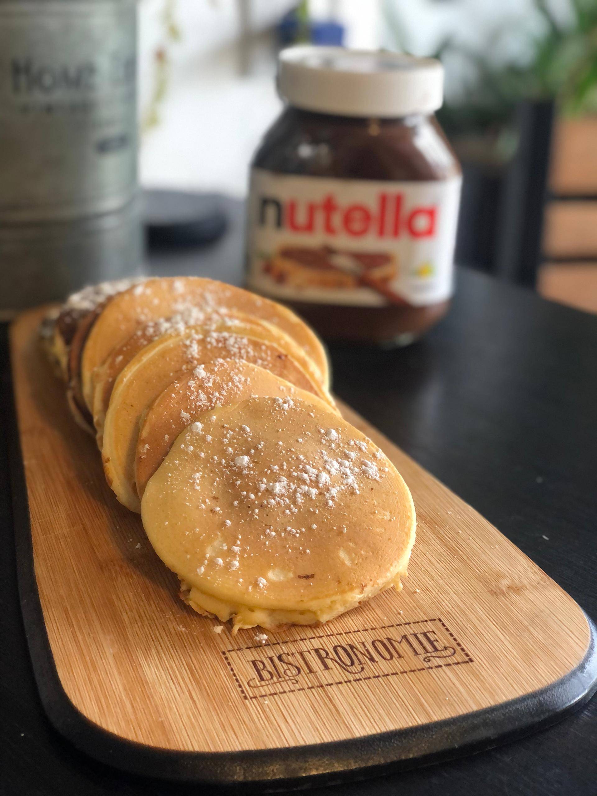 Pancakes 🥞 américain 🇺🇸 au nutella 🍫!!...😁😋💕 - Recette Companion Connect XL | Moulinex