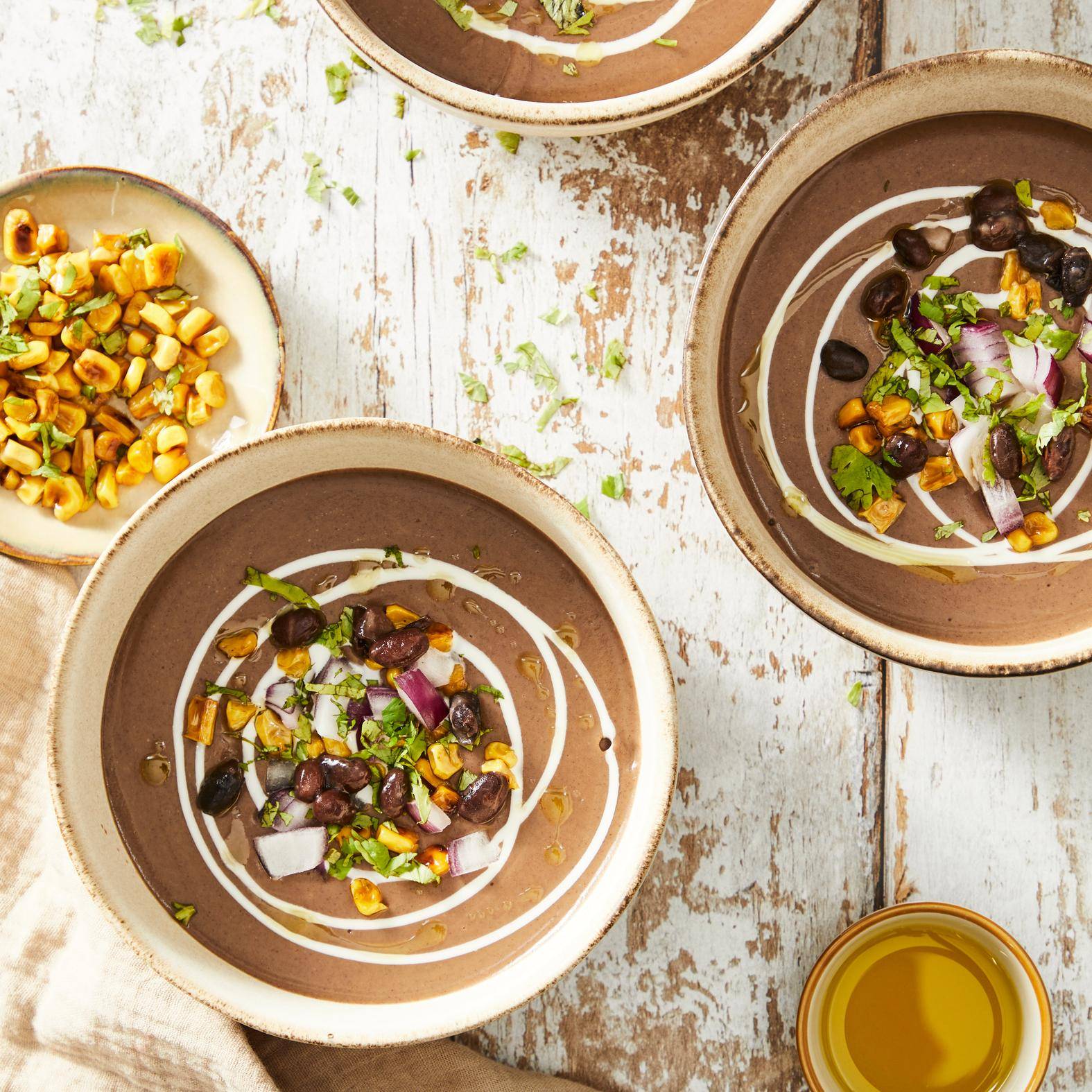 Velouté de haricots noirs - Recepten Perfectmix Cook | Moulinex