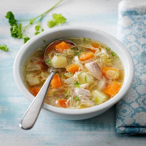 Soupe de poulet aux vermicelles - Recette Companion | Moulinex