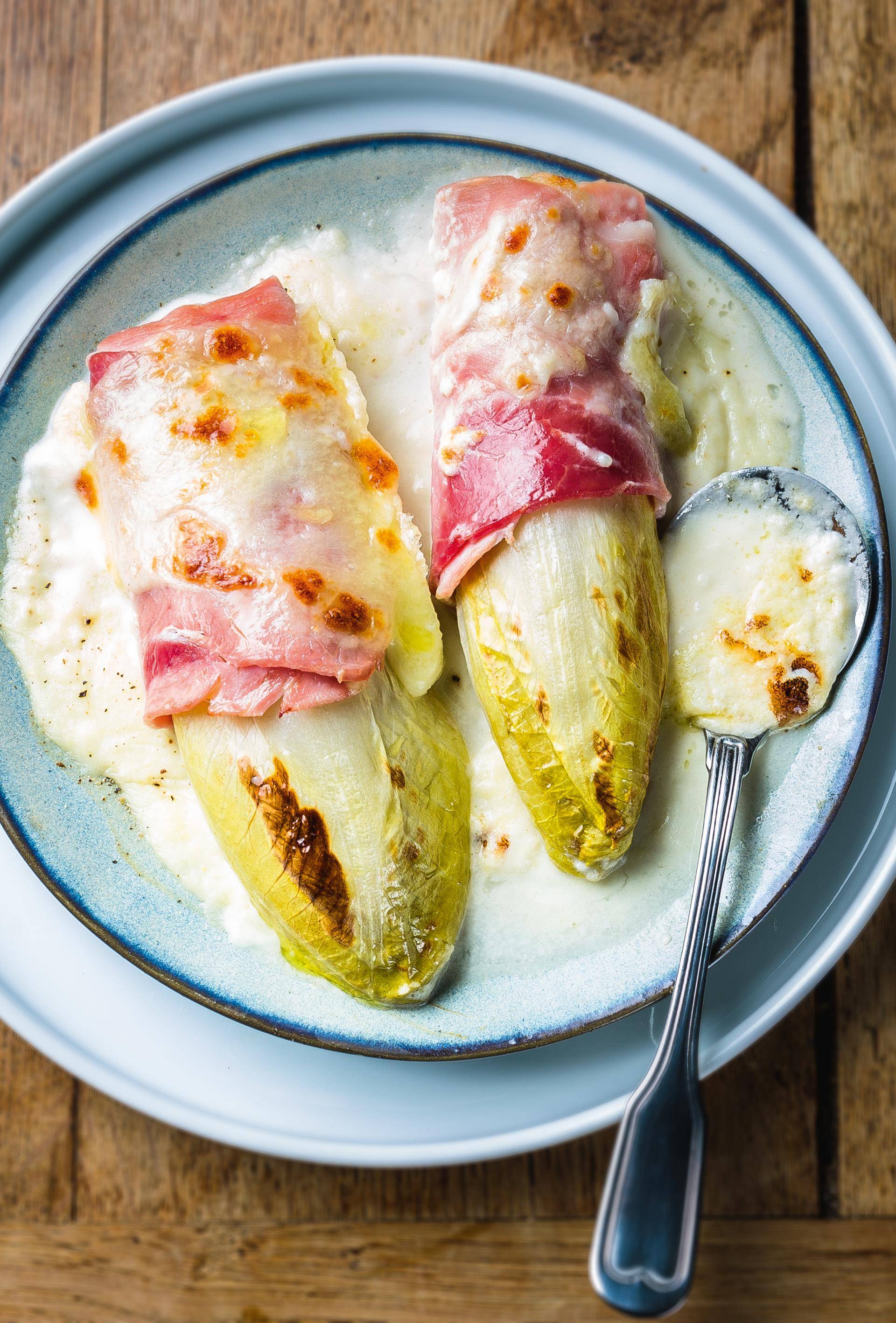 Endives gratinées au jambon - Recepten Cuiseur vapeur | Moulinex