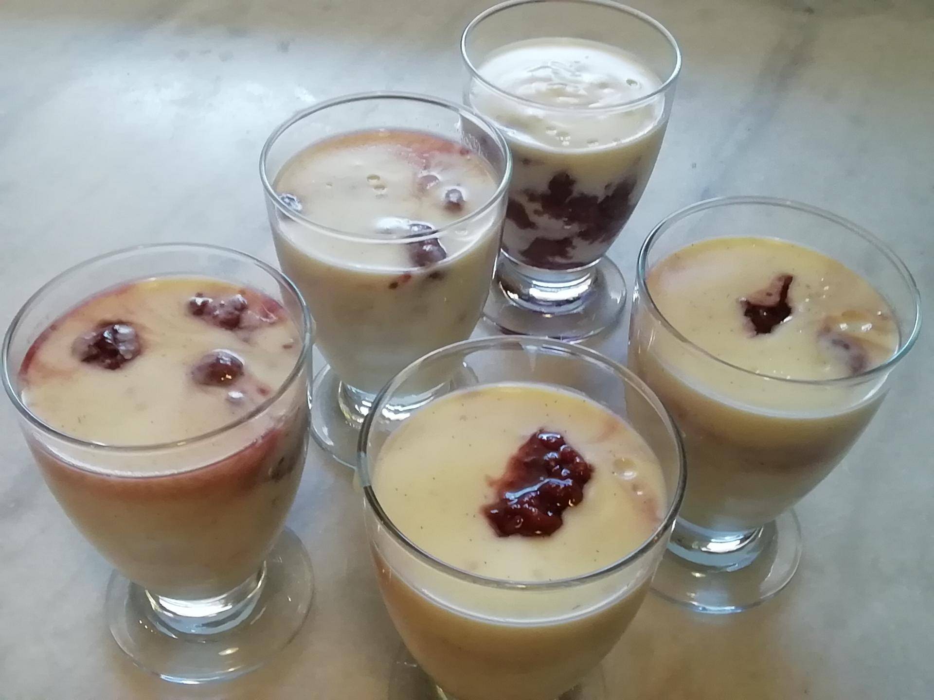 Crème vanille aux framboises - Recepten Companion Connect XL | Moulinex
