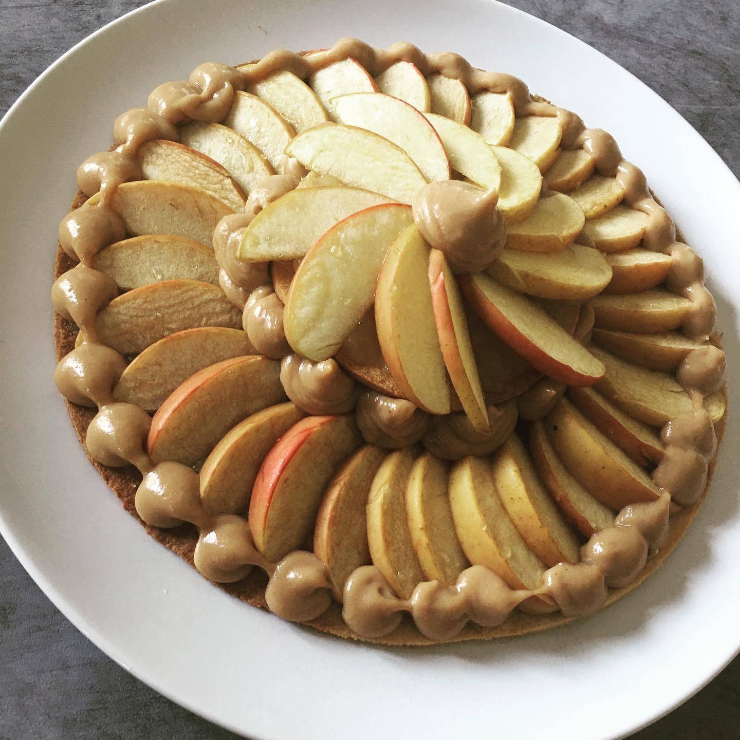 Tarte fine aux pommes crème spéculos - Recepten Companion XL | Moulinex