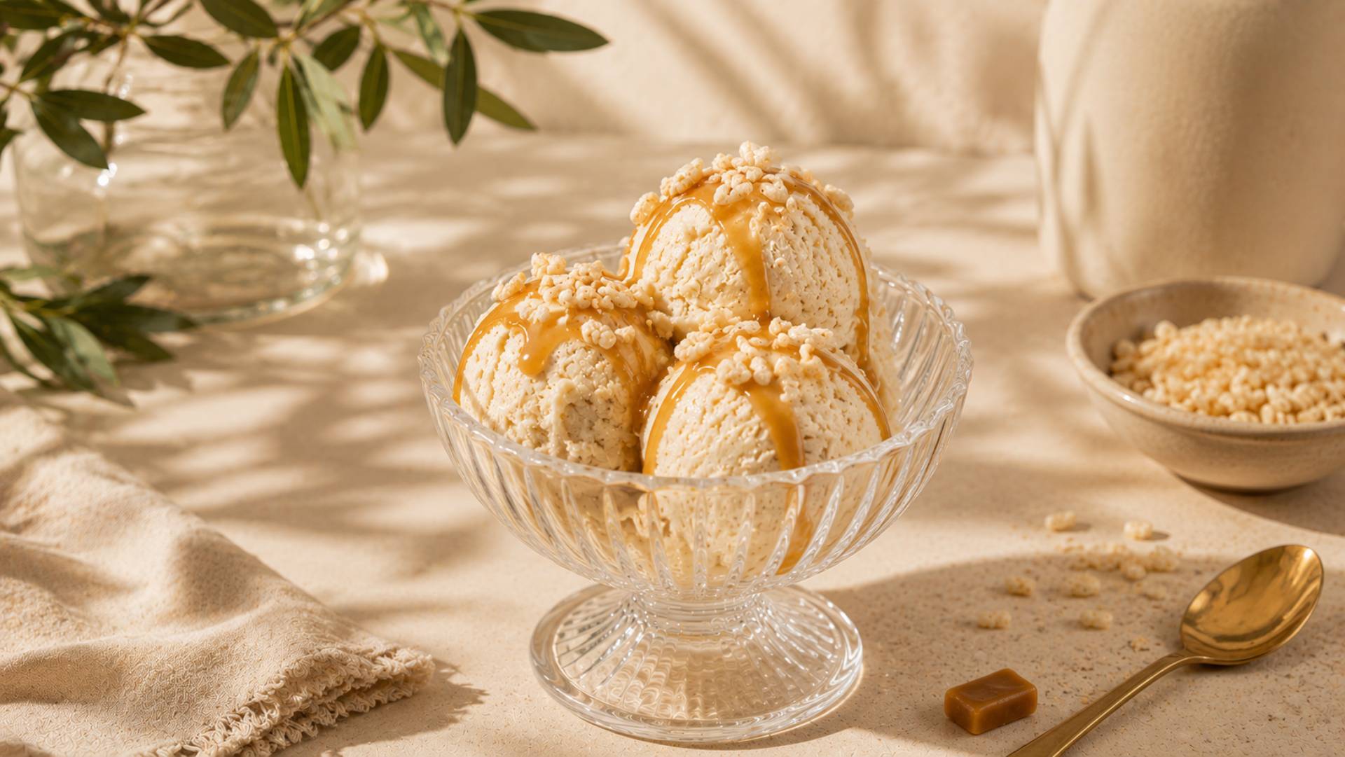 Glace parfaite au riz au lait - Recette Freezi | Moulinex
