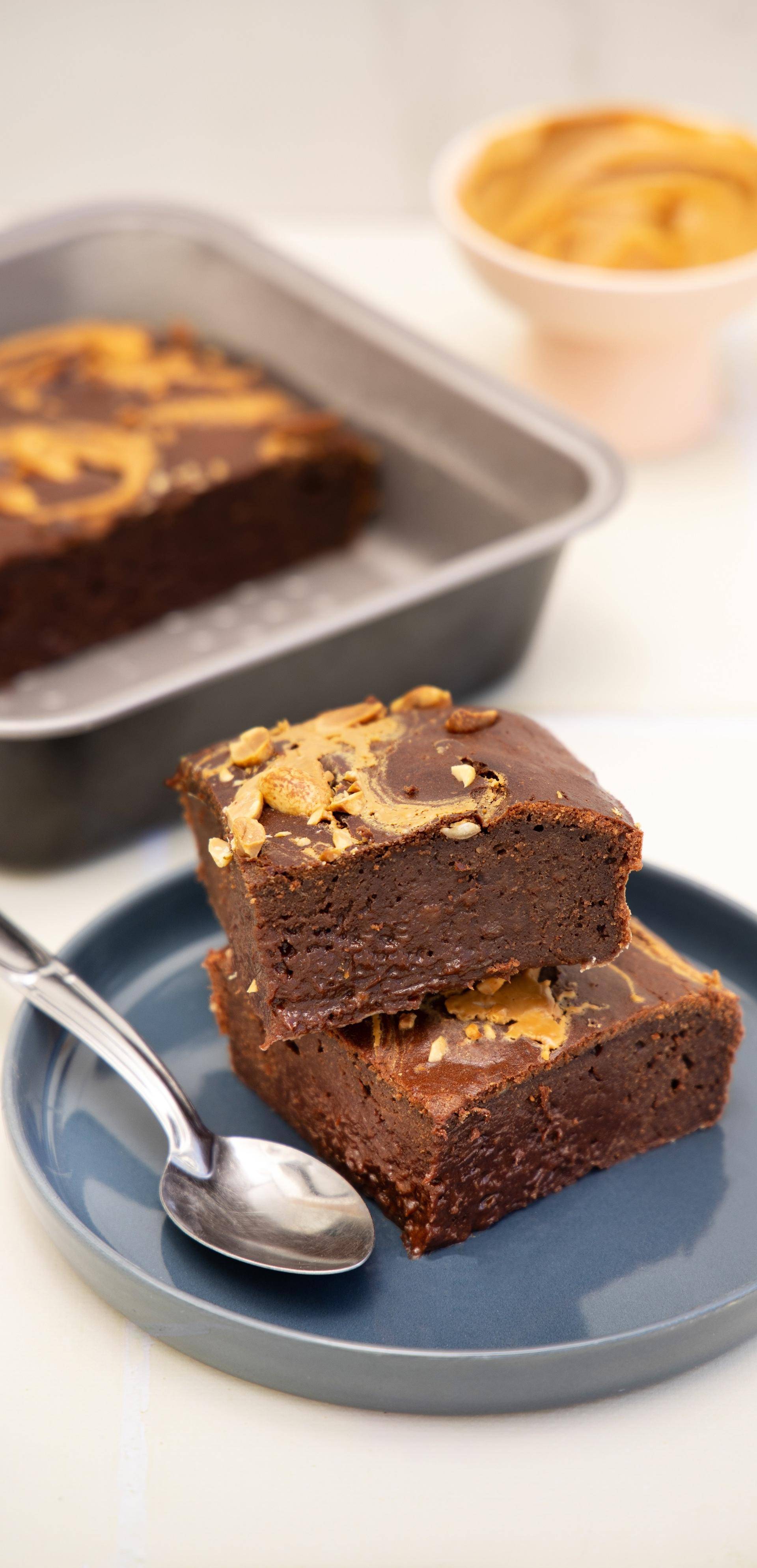 Brownie banane cacahuète - Recette Dual EasyFry&Grill | Moulinex
