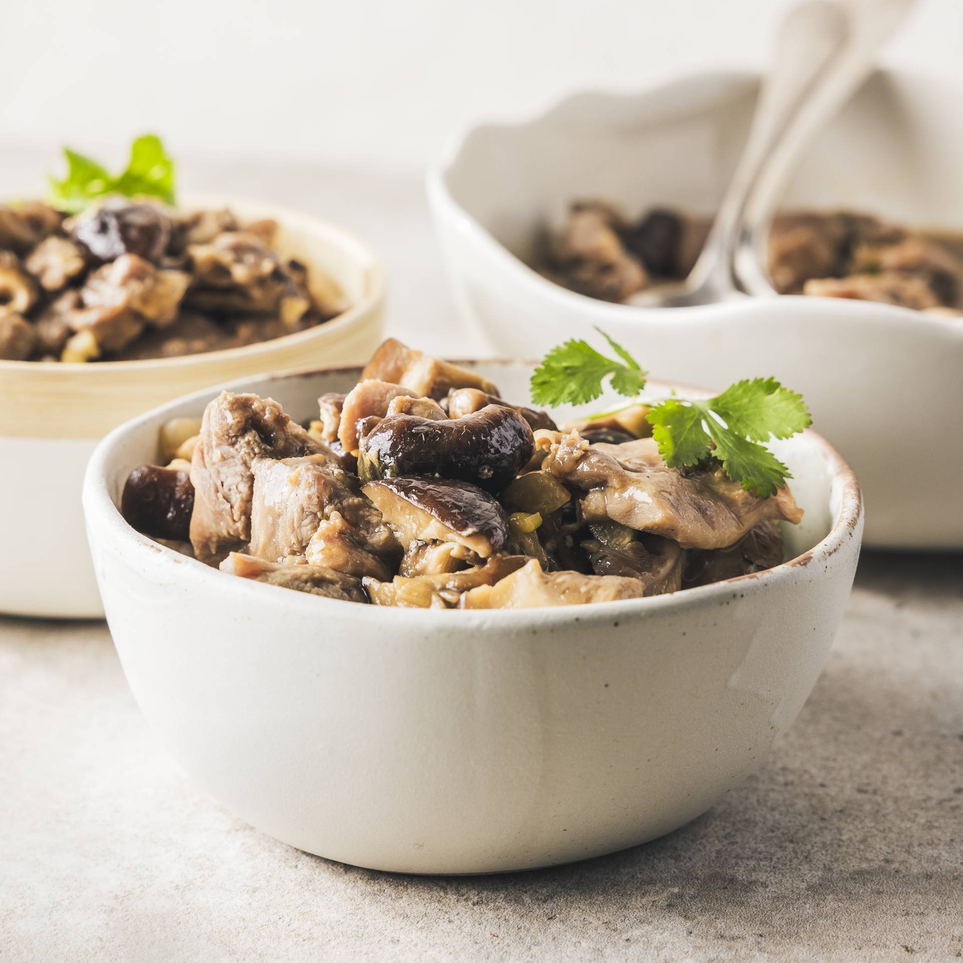Gestoomde kip met shiitakes, honing en soja - Recepten Cookeo 9in1 | Moulinex