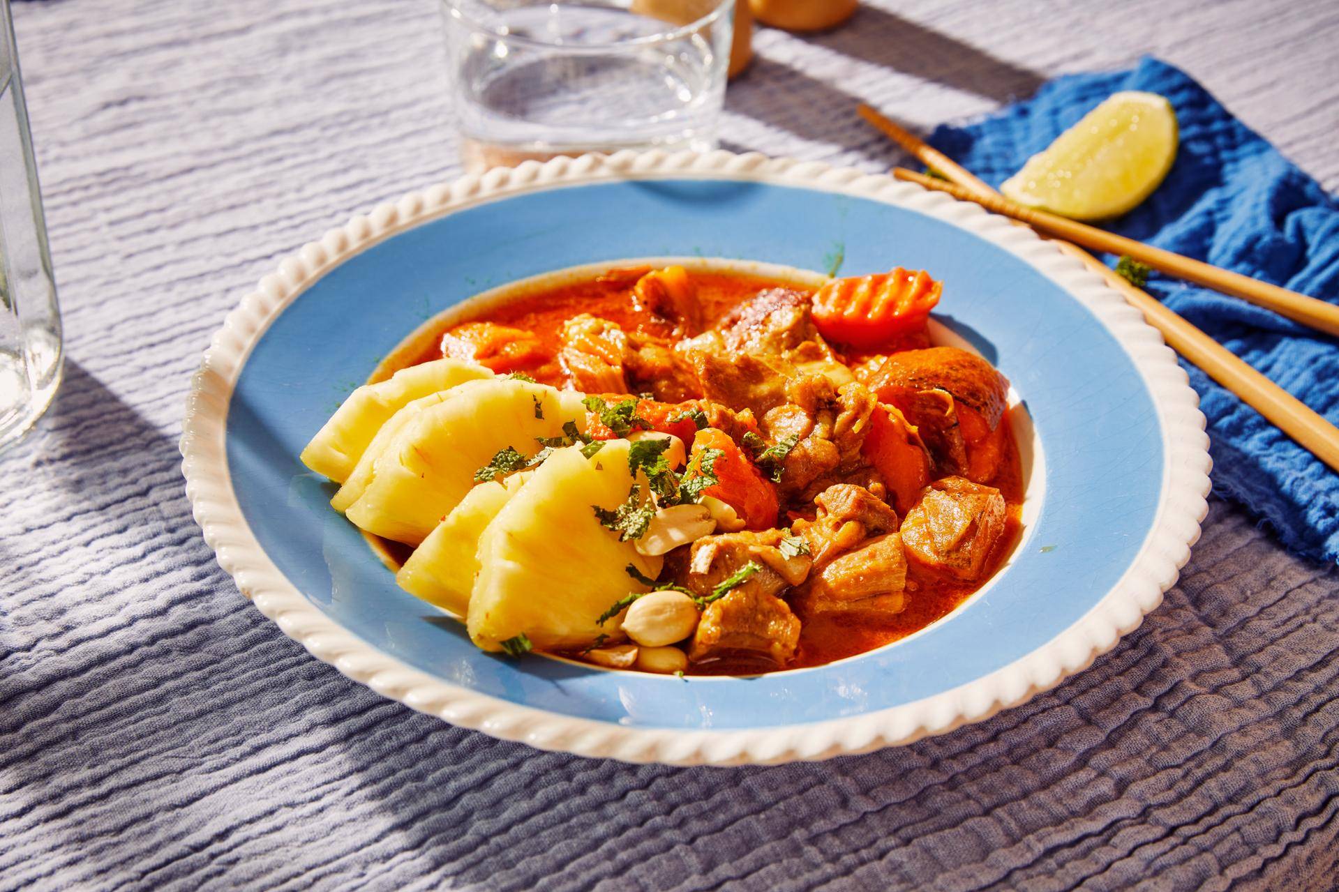 Thaise groene curry met kip - Recepten Cookeo V3 Mini | Moulinex