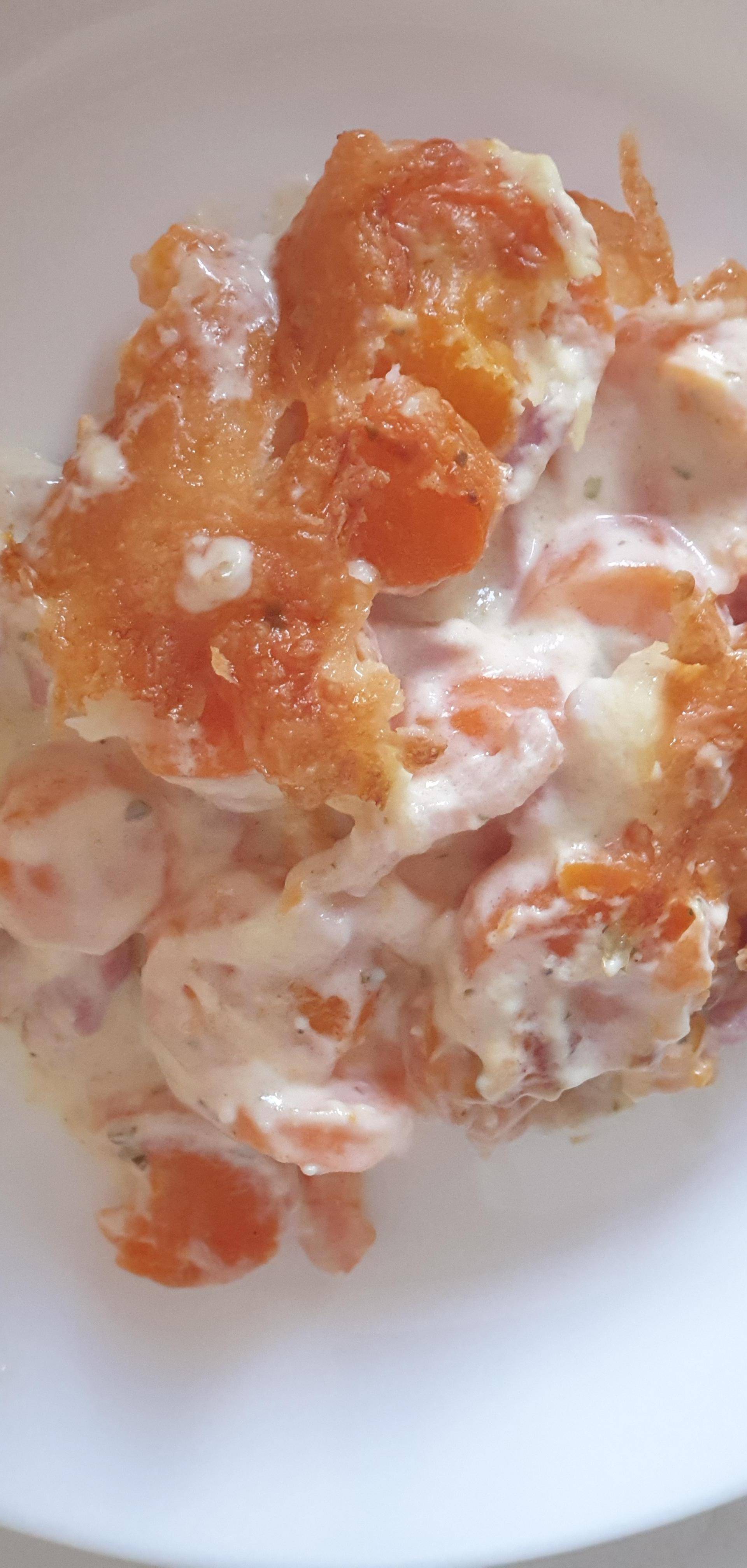 GRATIN de CAROTTES au boursin avec ou sans Extra Crisp - Recette Cookeo | Moulinex