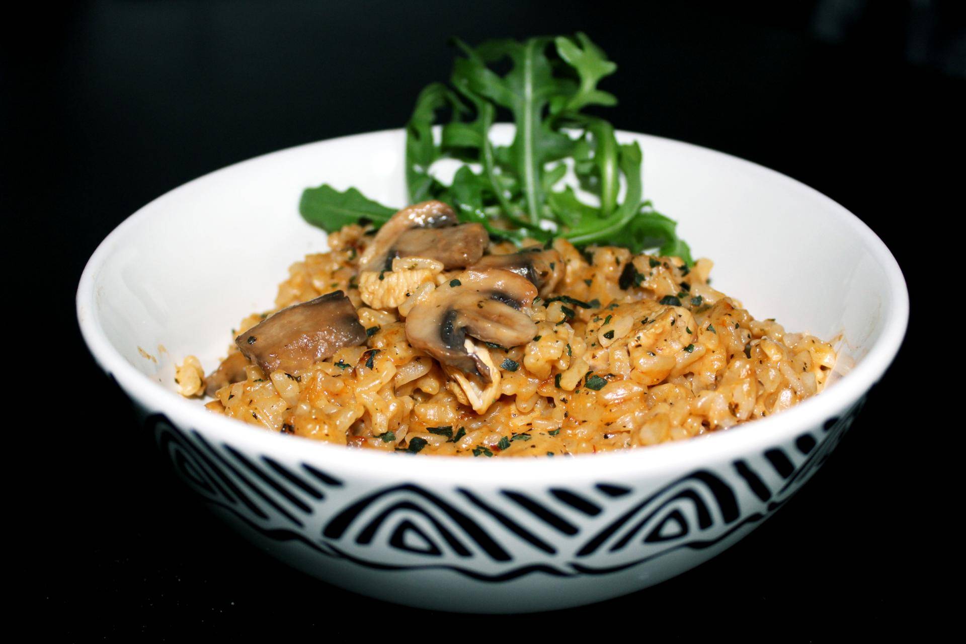 Risotto poulet au basilic - Recepten Cookeo | Moulinex